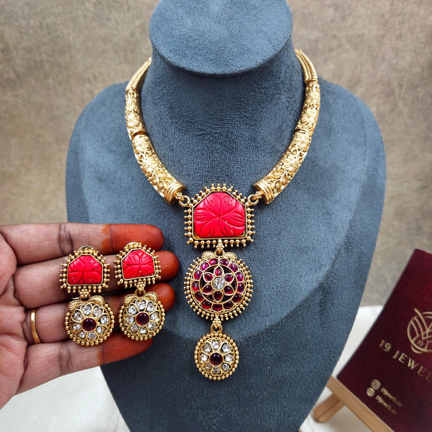 Rudhravalli necklace N1174