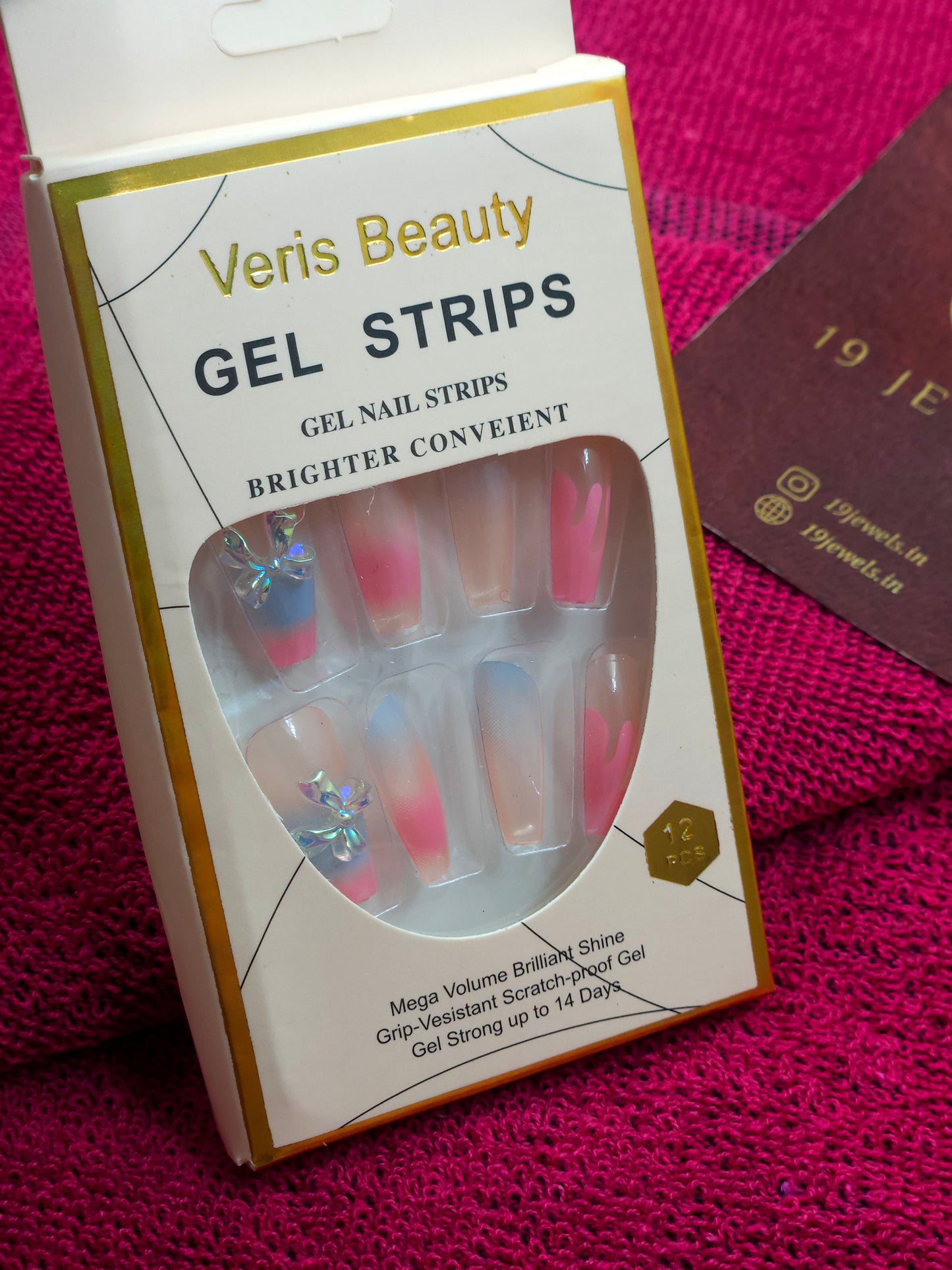 Gel nail strips Fa013