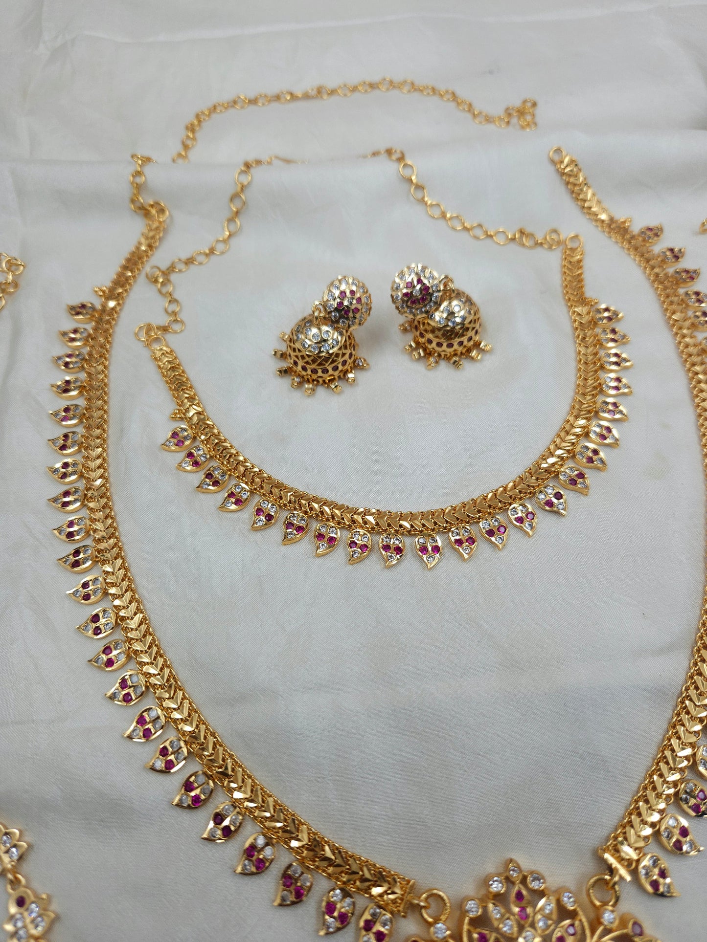 Impon style semi bridal jewellery Sb807
