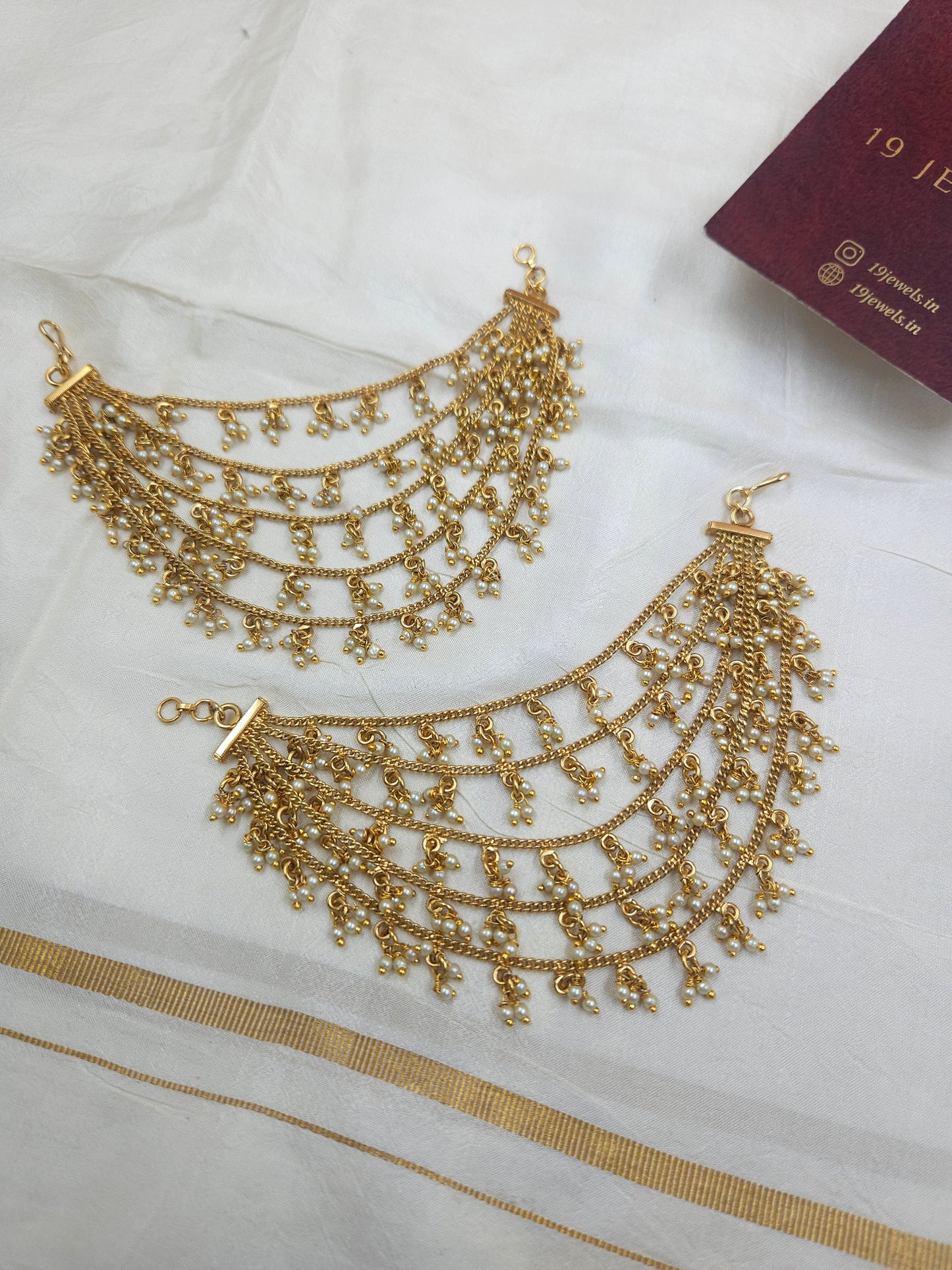 Antique Ear chain Ea213-F14