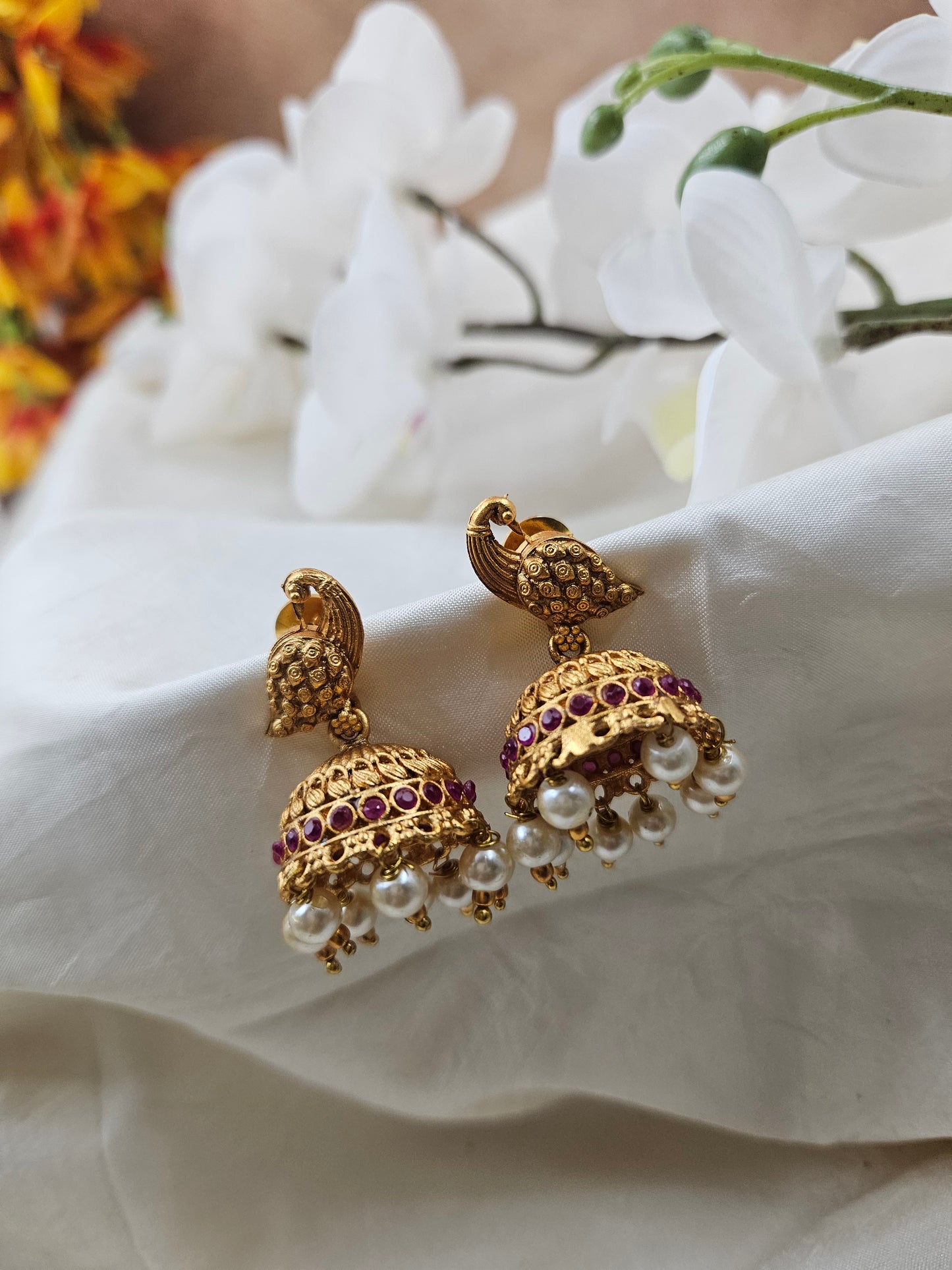 Peacock earring Jm036