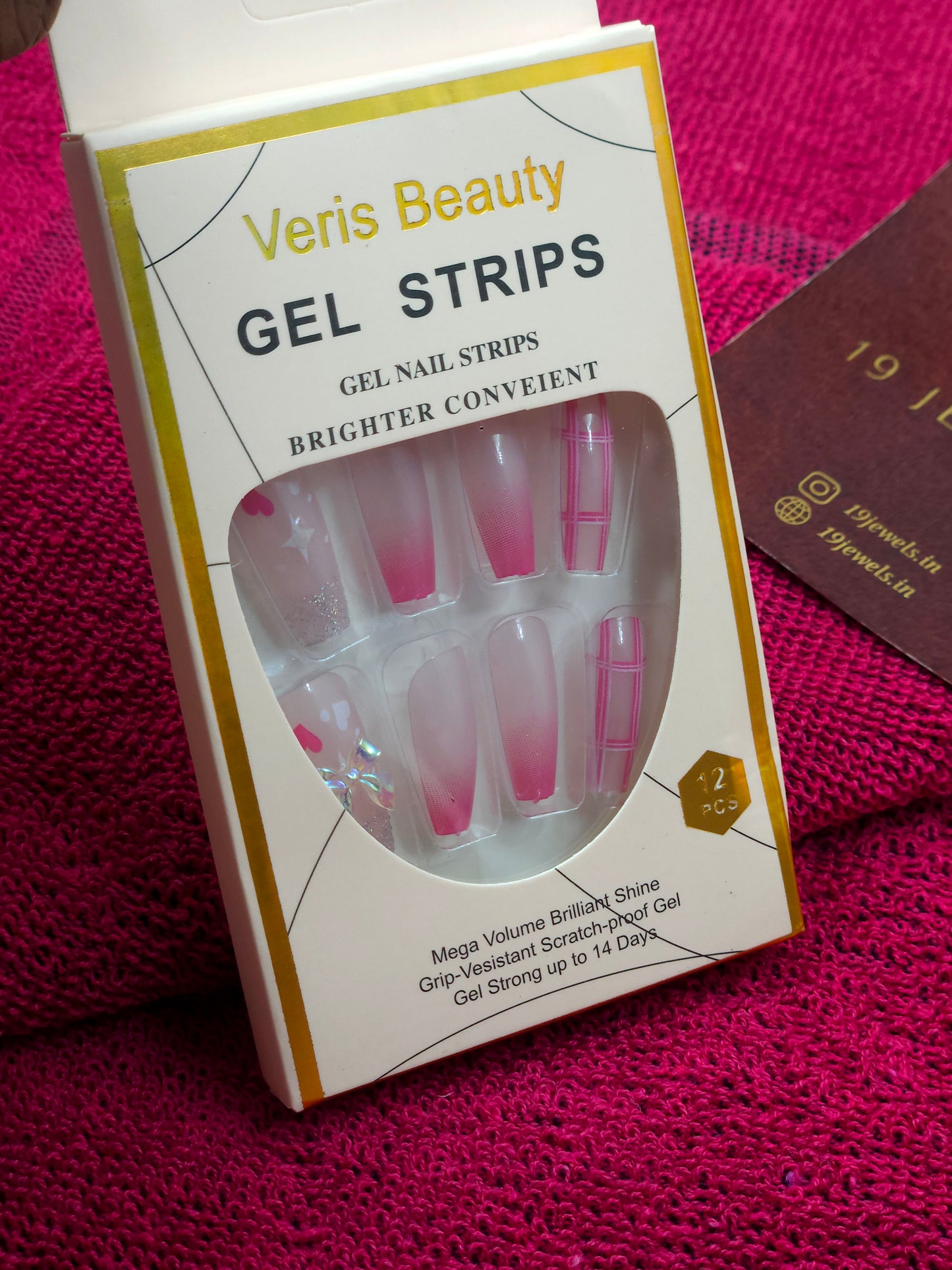 Gel nail strips Fa005