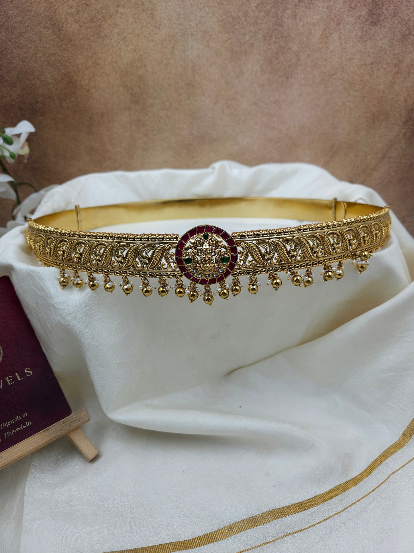 Premium jadau hip belt Hb384