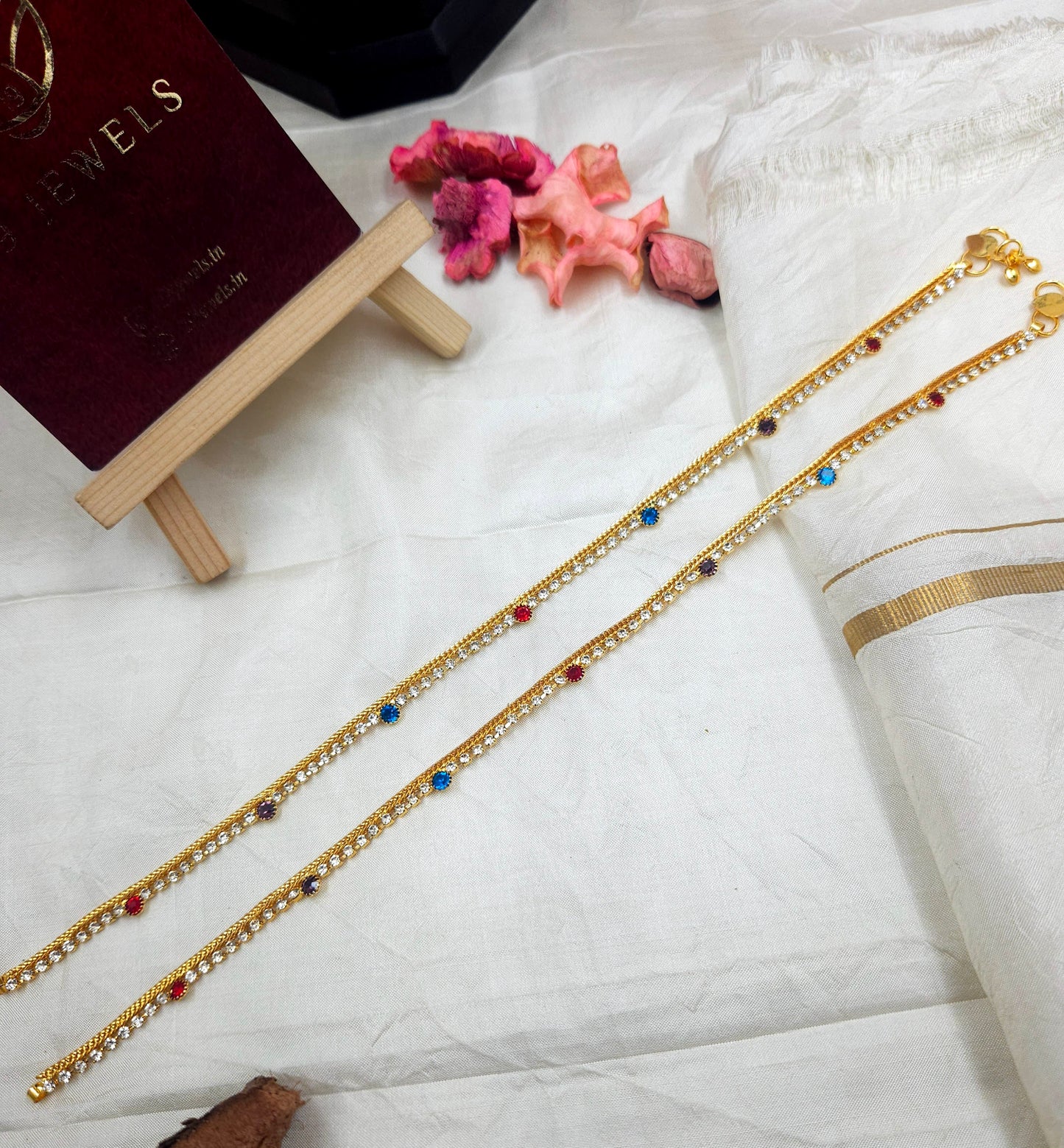 Rhine stone anklet An022