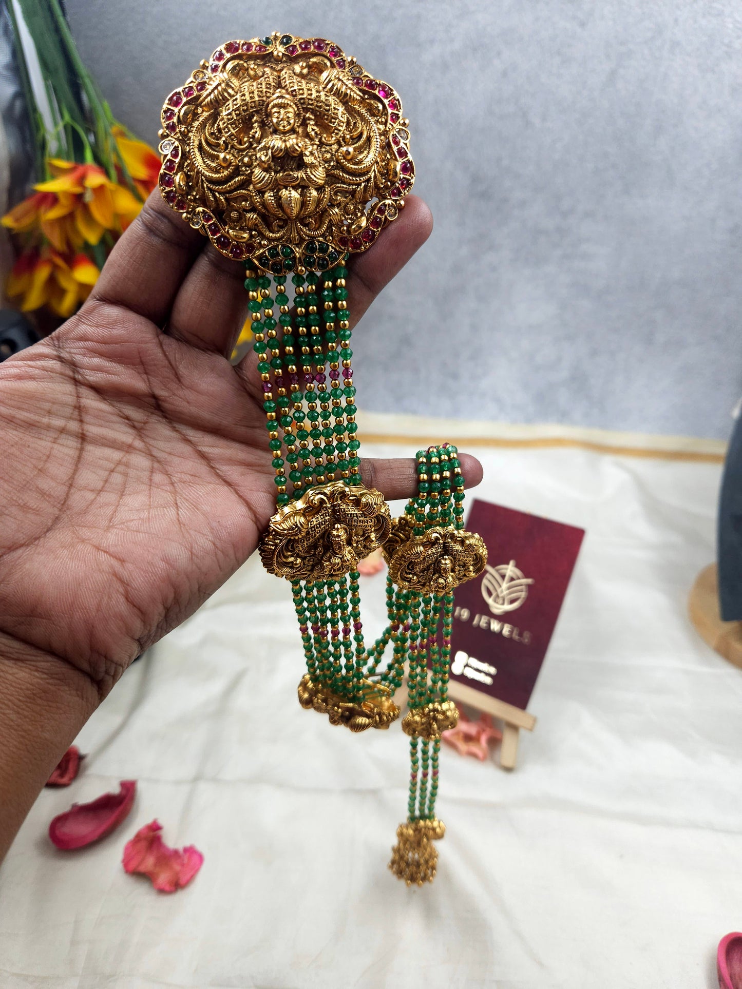 Patel green hair choti Hr107