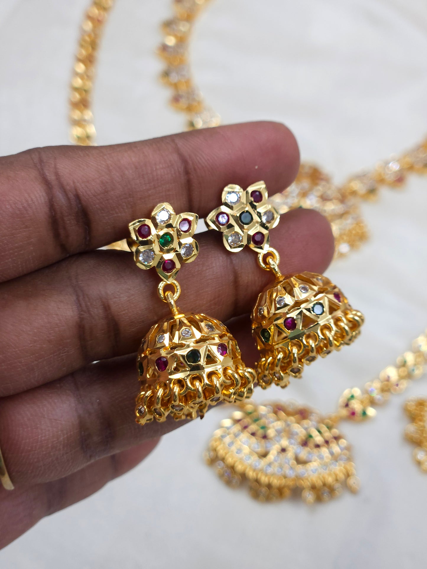 Impon style combo necklace haram Sb773