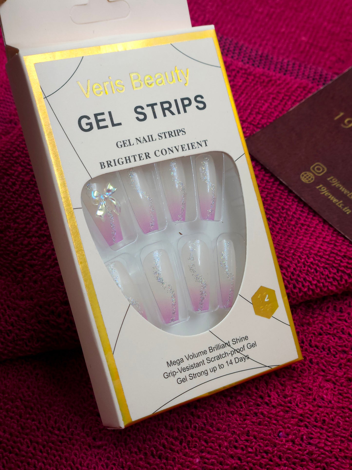 Gel nail strips Fa003