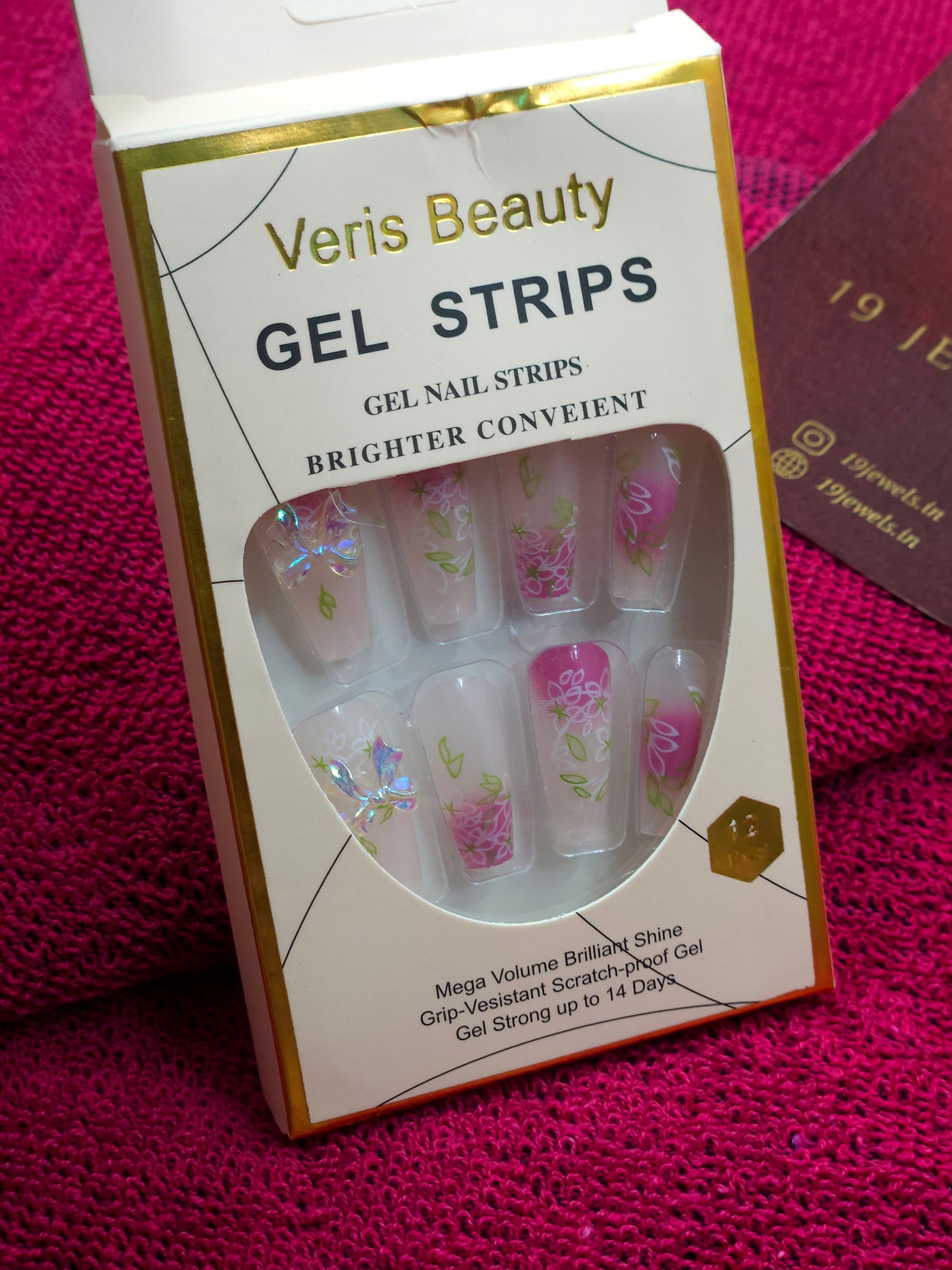 Gel nail strips Fa012