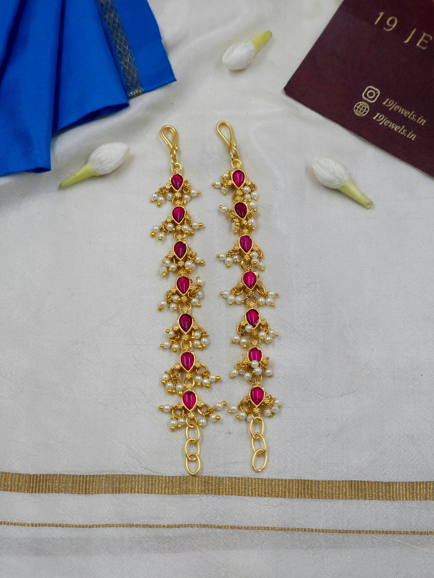 Jadau Ear chain Ea291