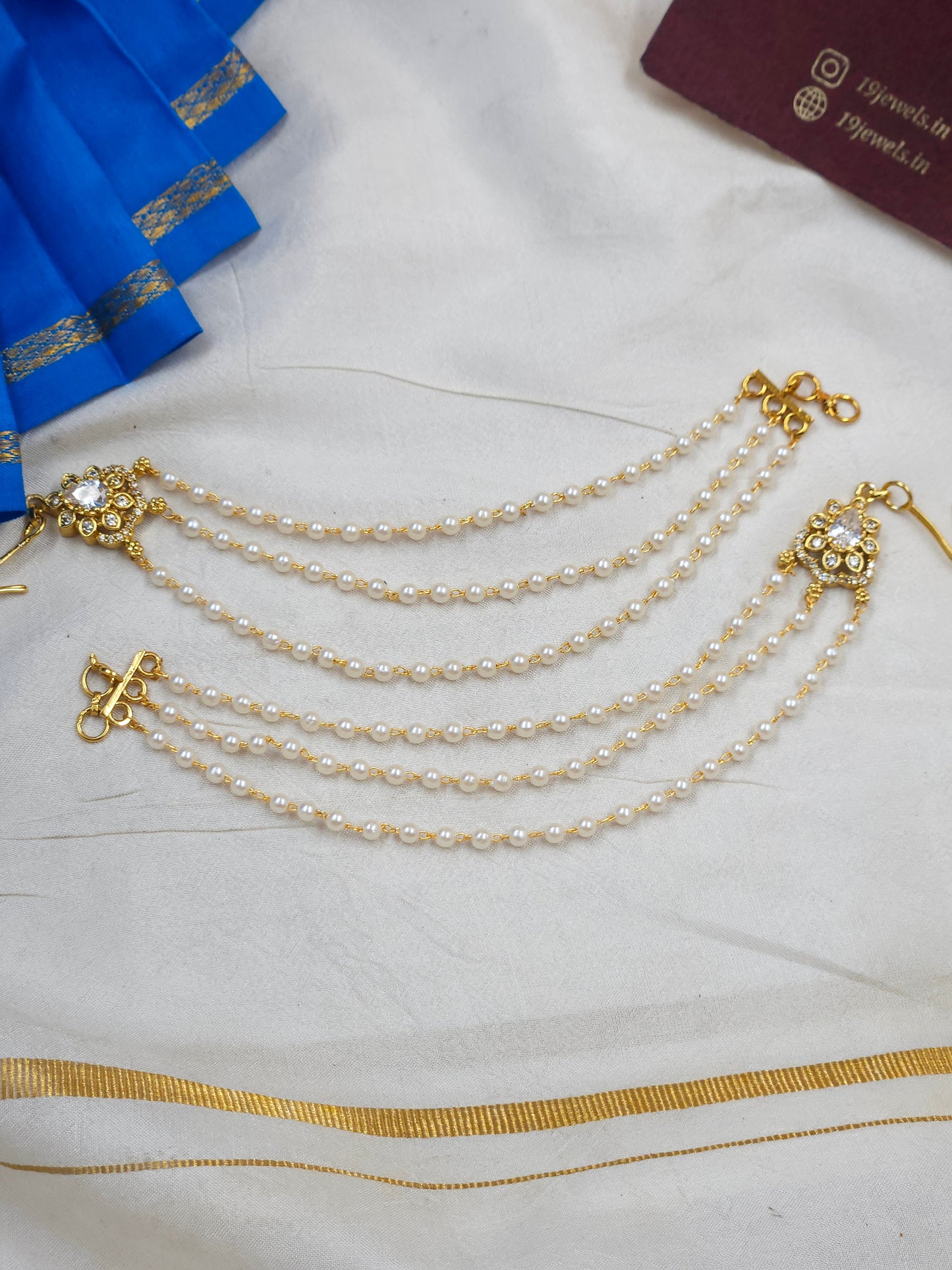 Pearl fancy Ear chain Ea260