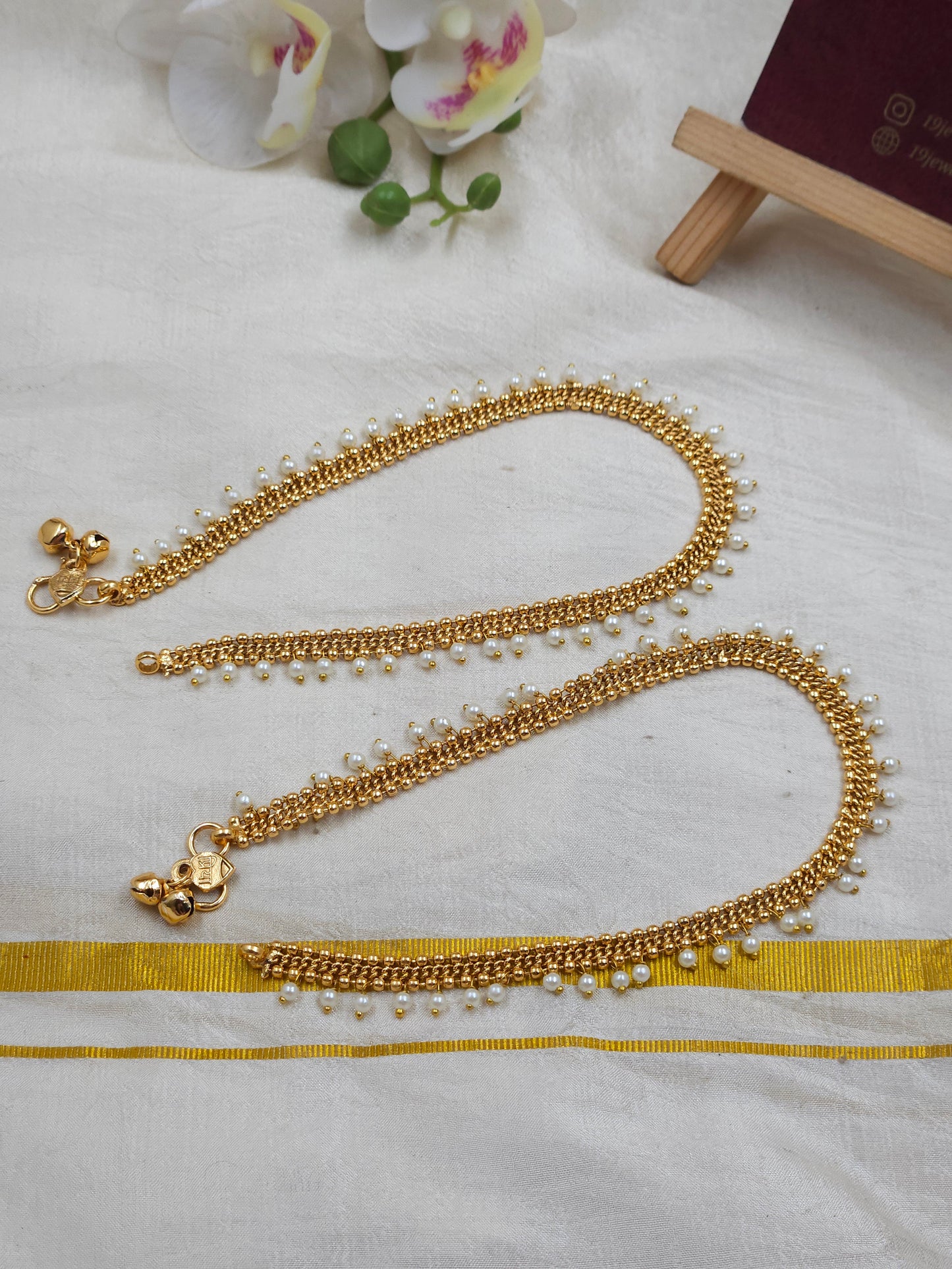 Pearl drop Anklet An071