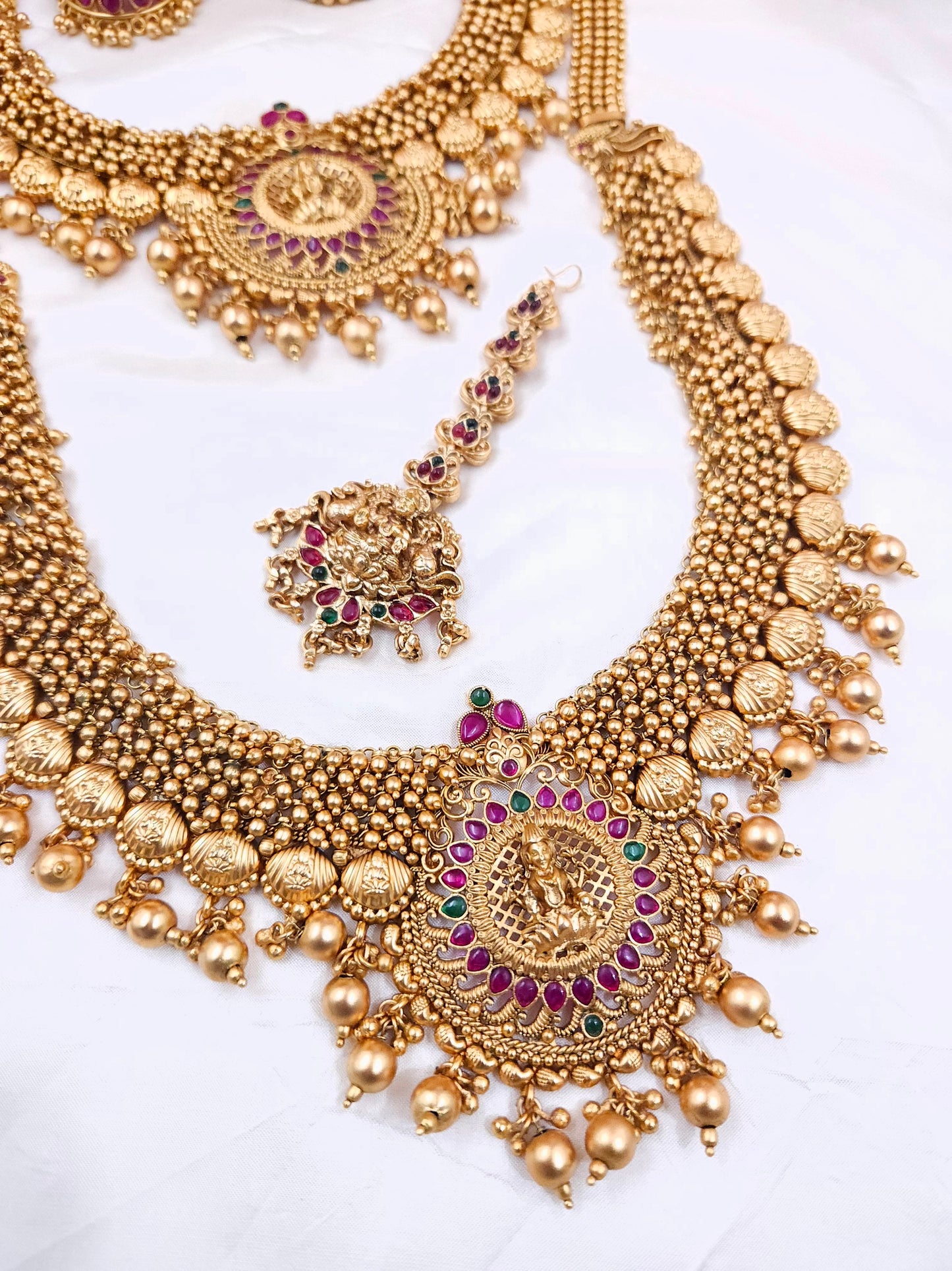 Gold alike semi bridal Sb344