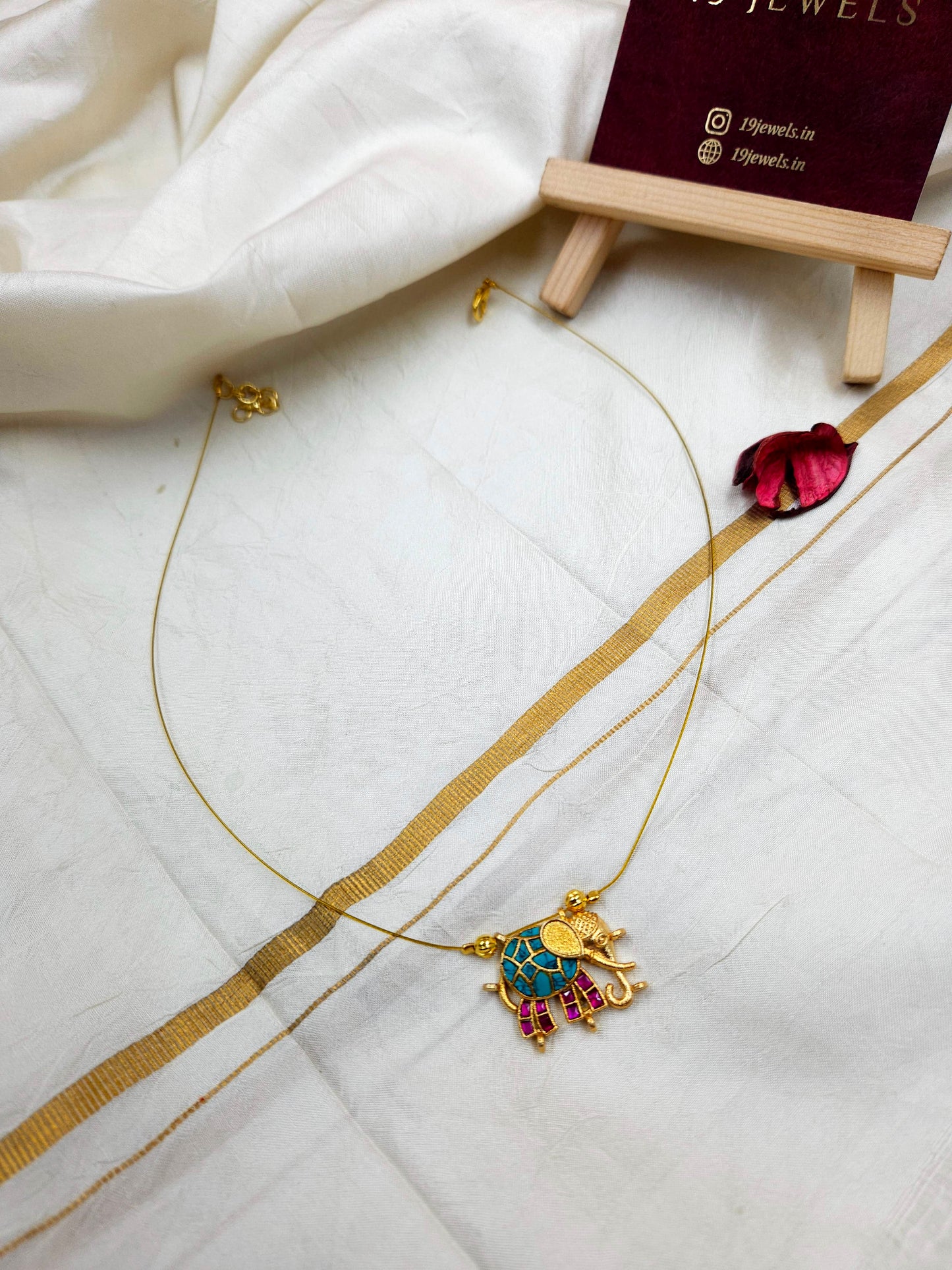 Premium invisible elephant choker N694