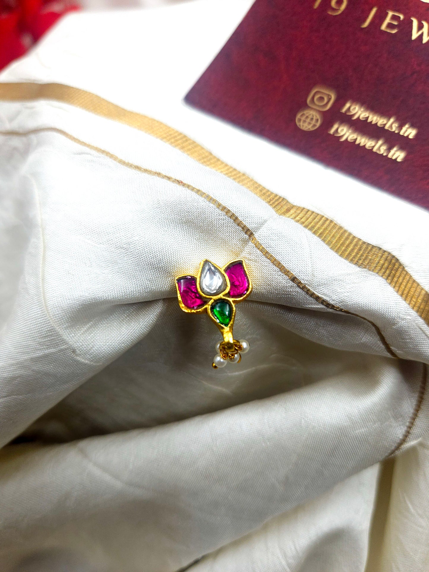 Jadau Nath/Nose pin 067