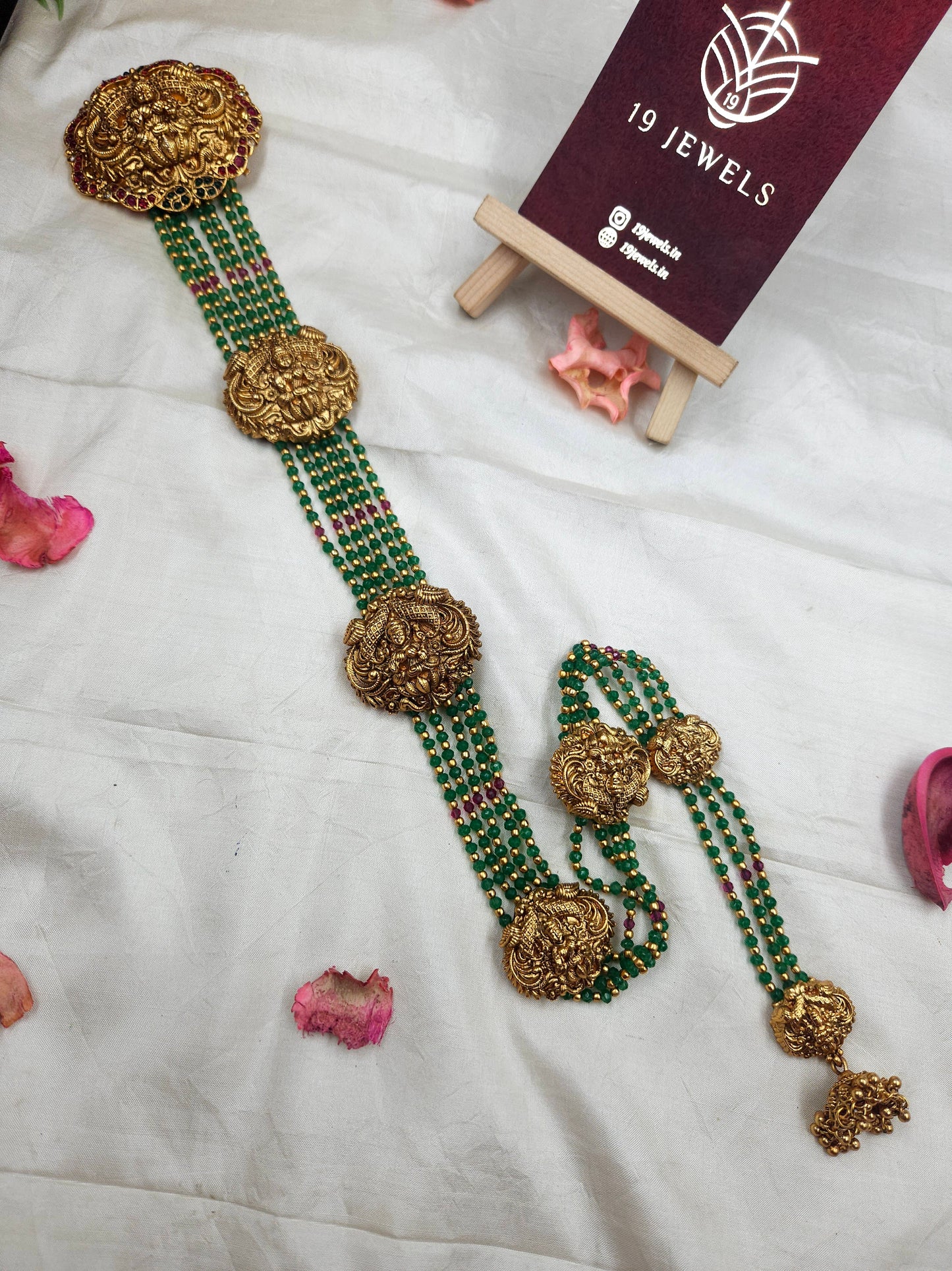 Patel green hair choti Hr107
