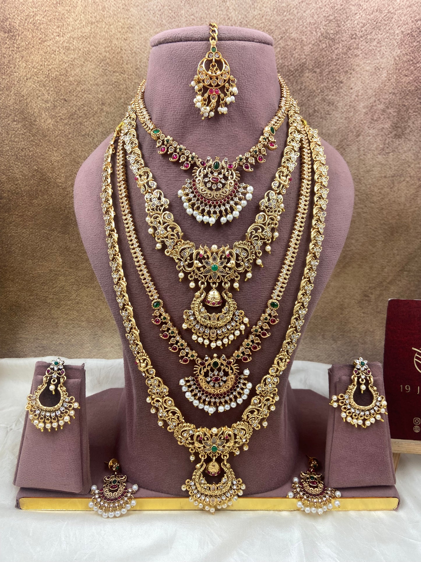 Semi bridal  jewellery Sb776