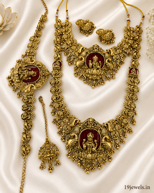 Semi bridal jewellery set Sb793-E10