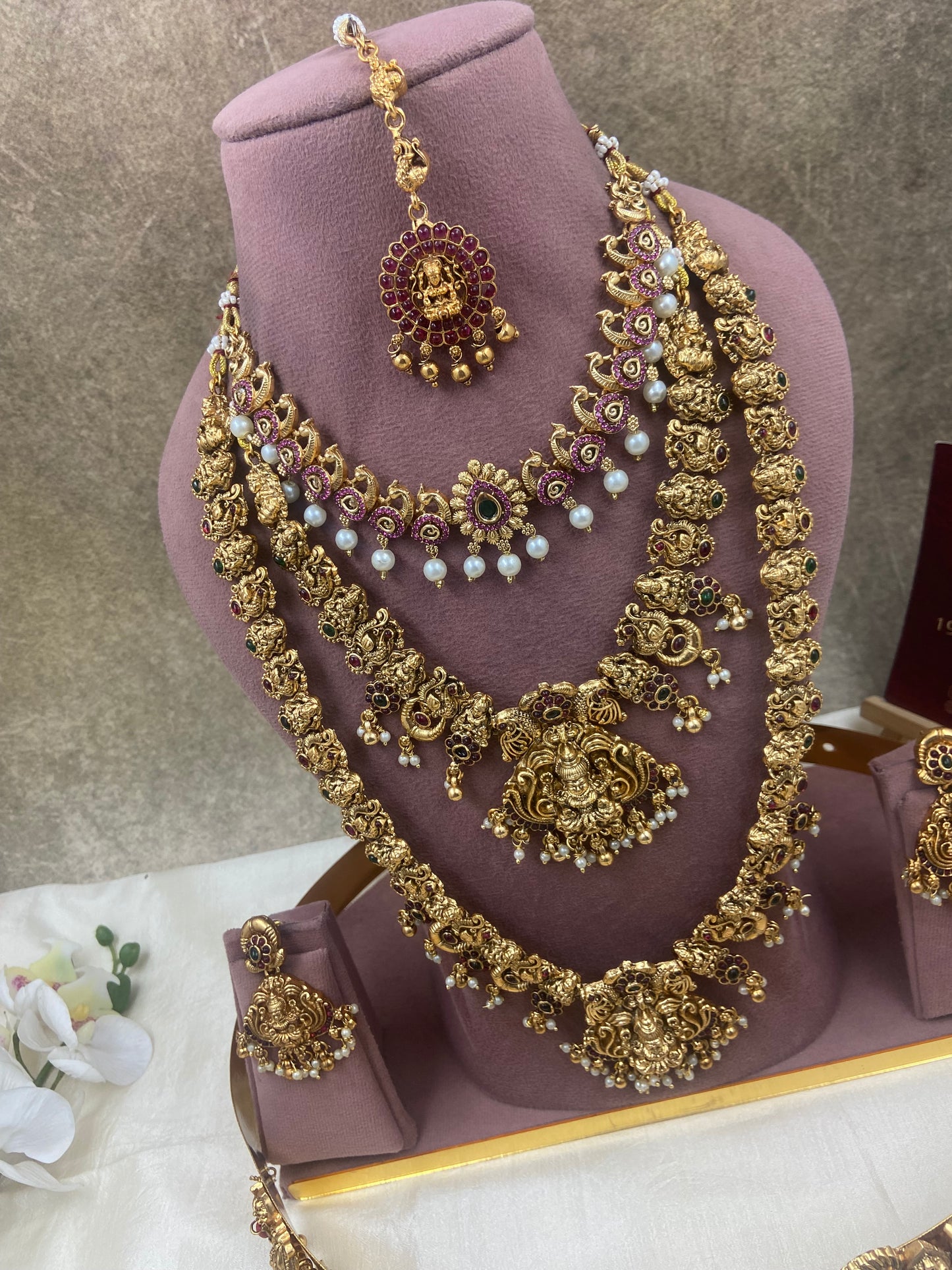 Nakshi semi bridal jewellery Sb619