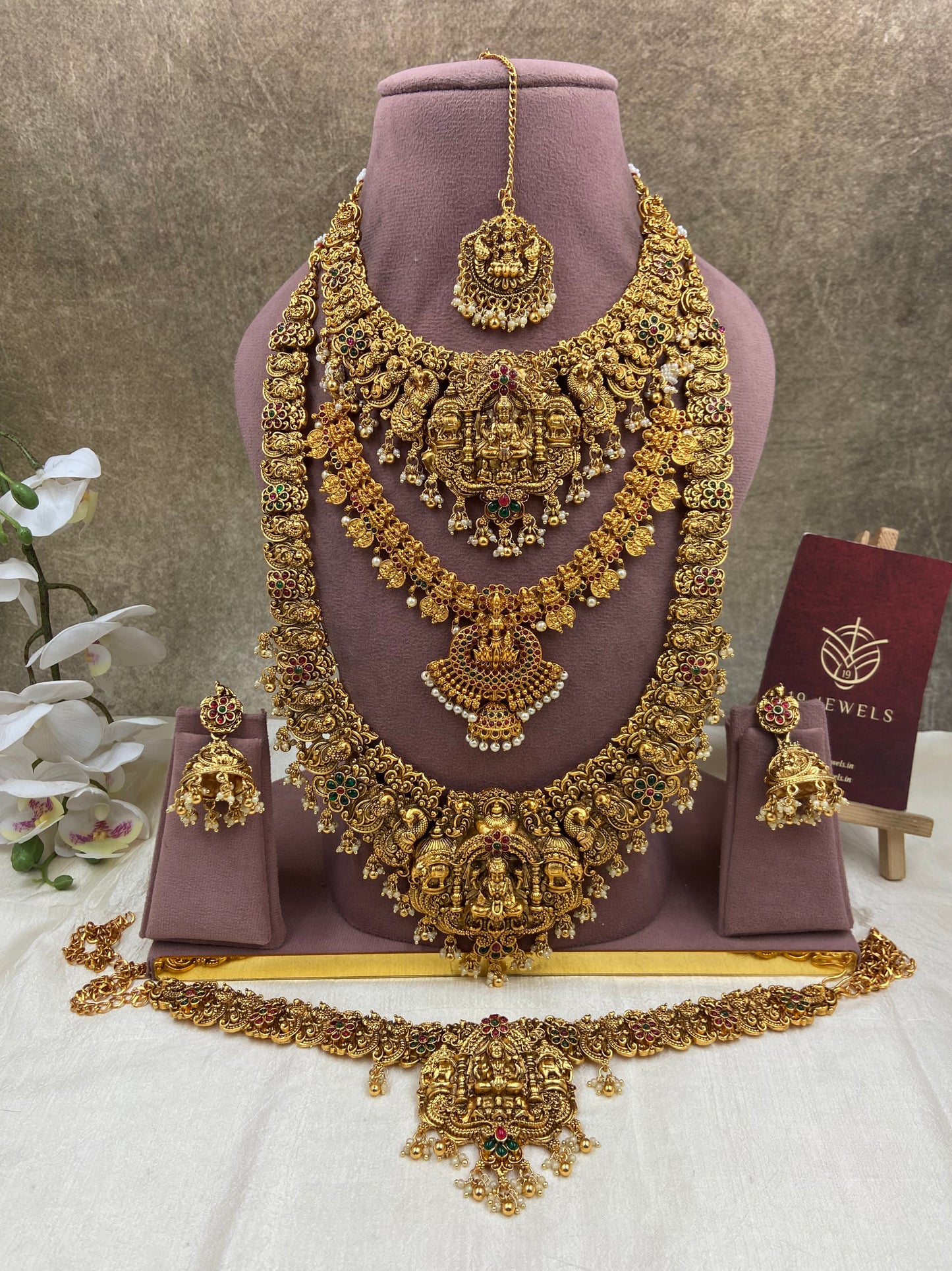 Heavy model semi bridal jewellery Sb646