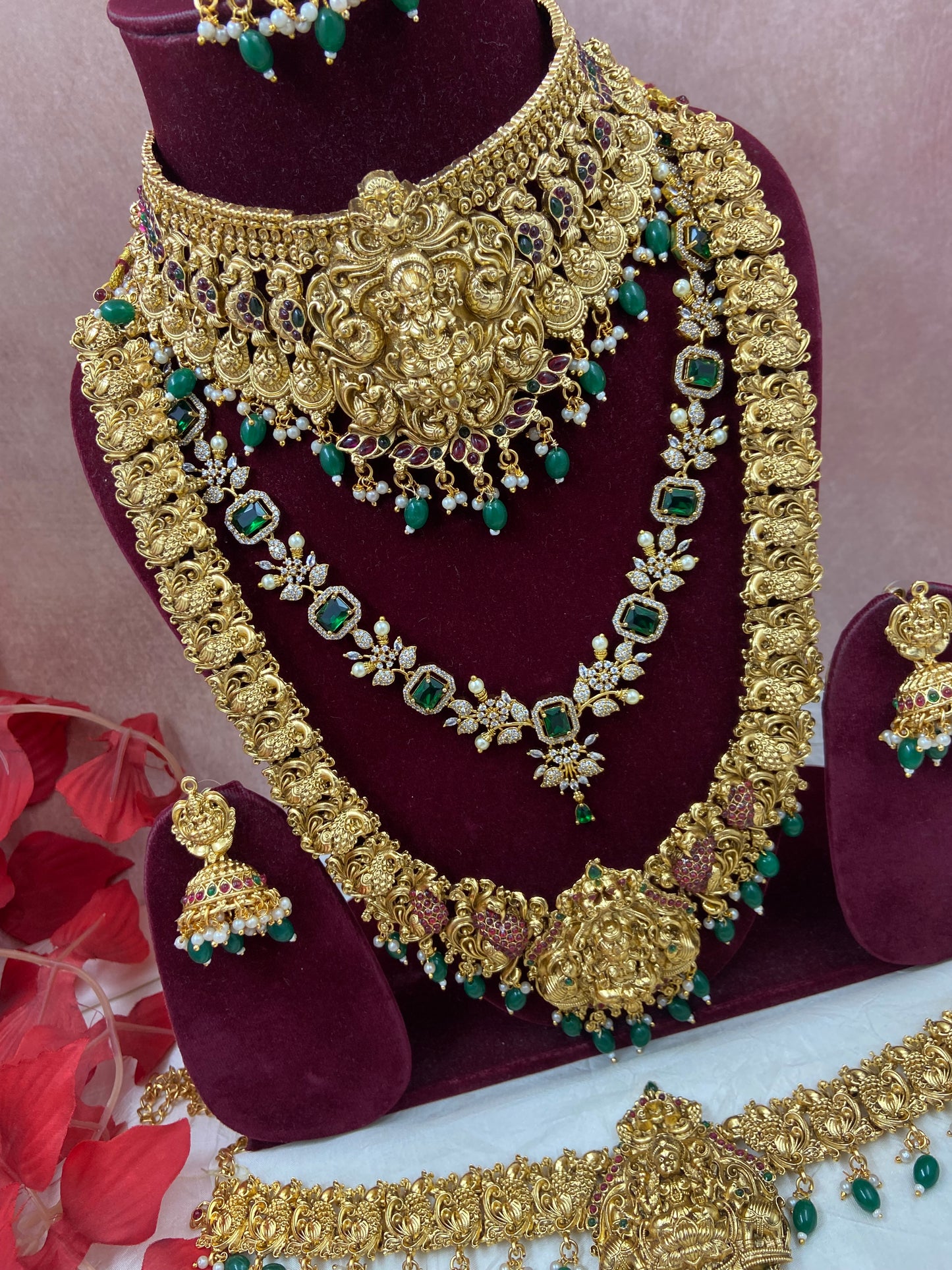 3d semi bridal jewellery Sb536