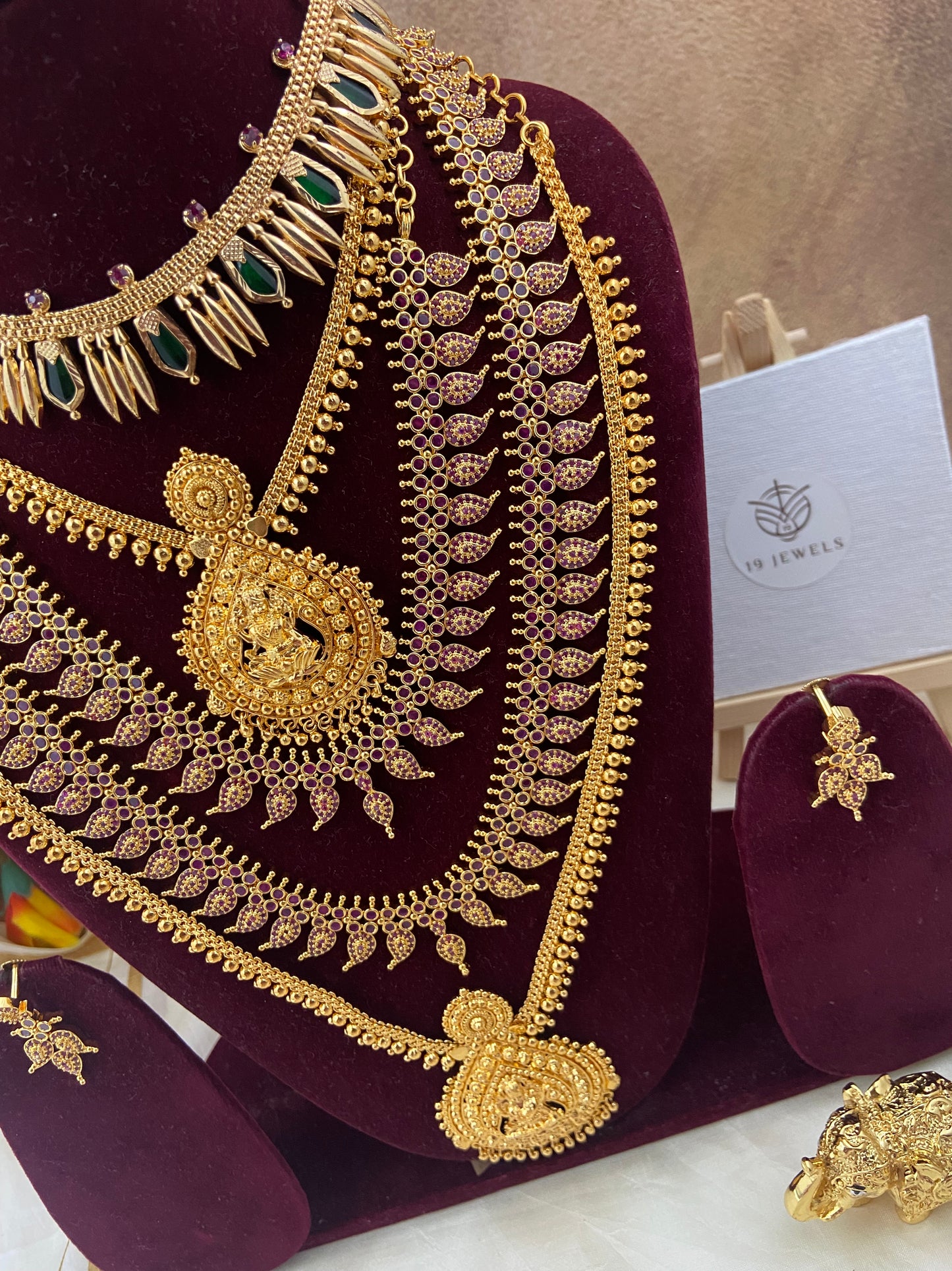 Kerala bridal jewellery Sb321