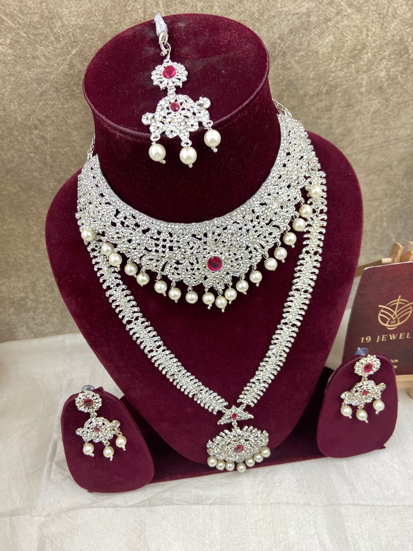 Stone Combo necklace haram Sb663-G4