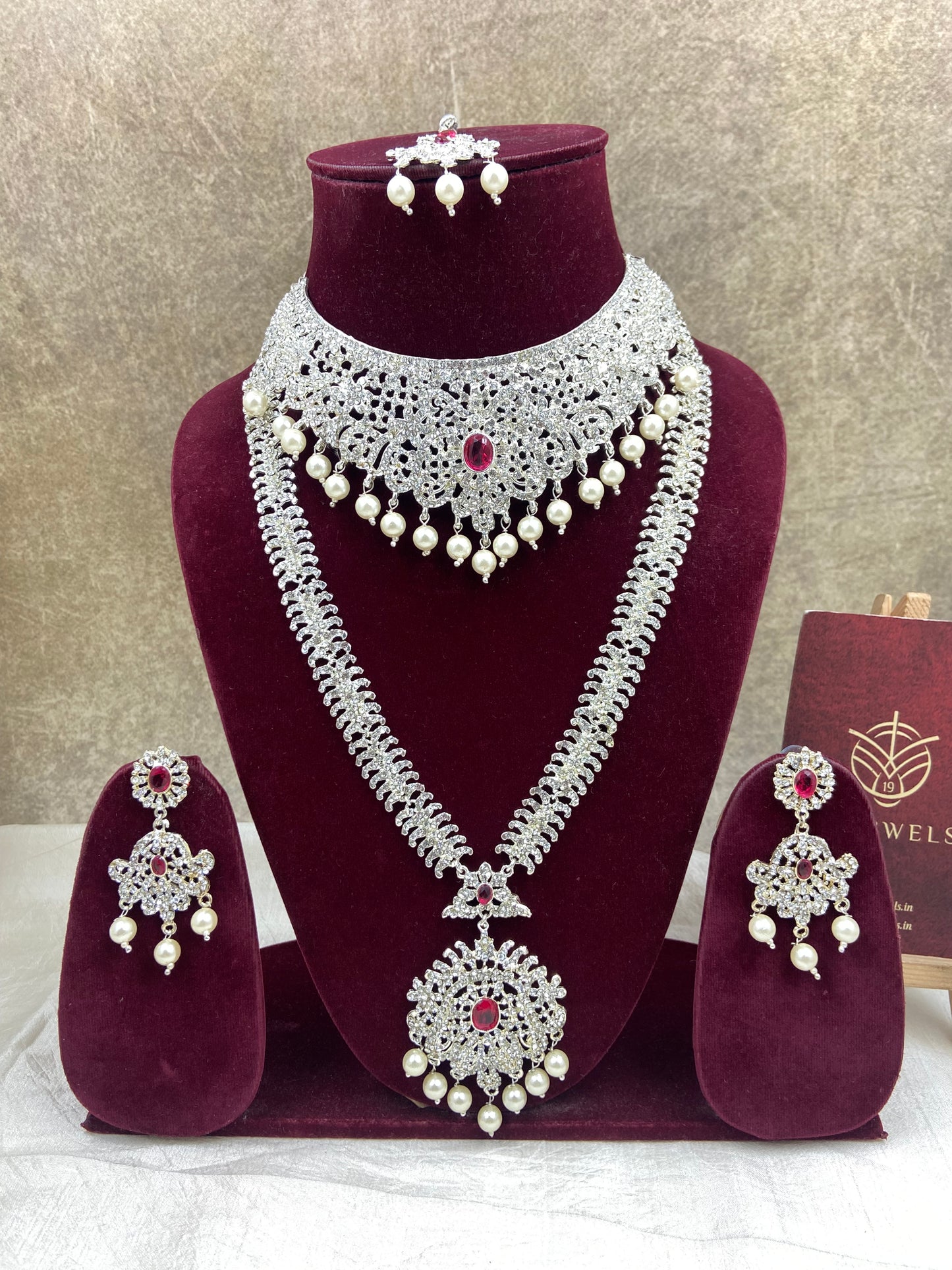 Stone Combo necklace haram Sb663-G4
