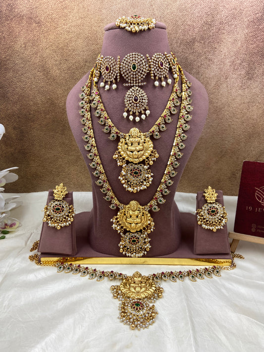Semi bridal jewellery Sb765-E17-B17