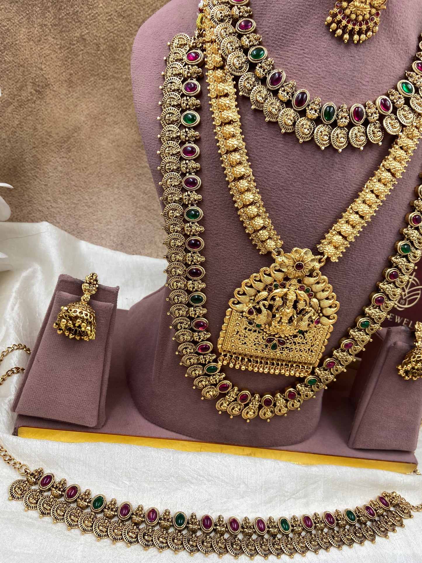 Semi bridal jewellery Sb723-E11-C6