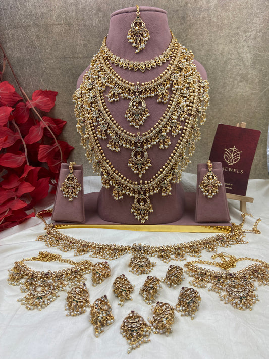 Gutapussalu full bridal jewellery Br192