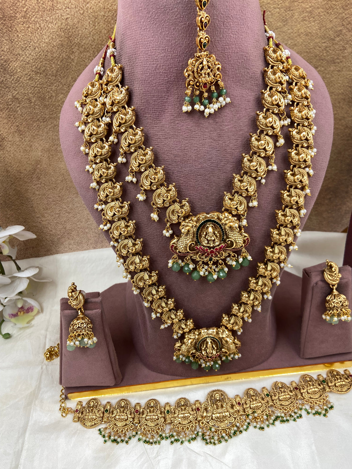 3d semi bridal jewellery Sb492-D3-H6