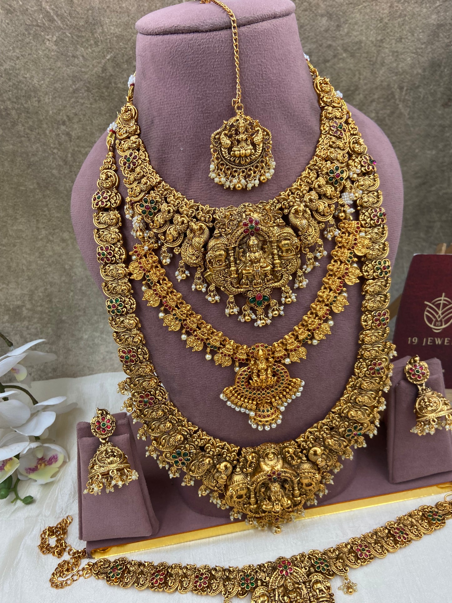 Heavy model semi bridal jewellery Sb646