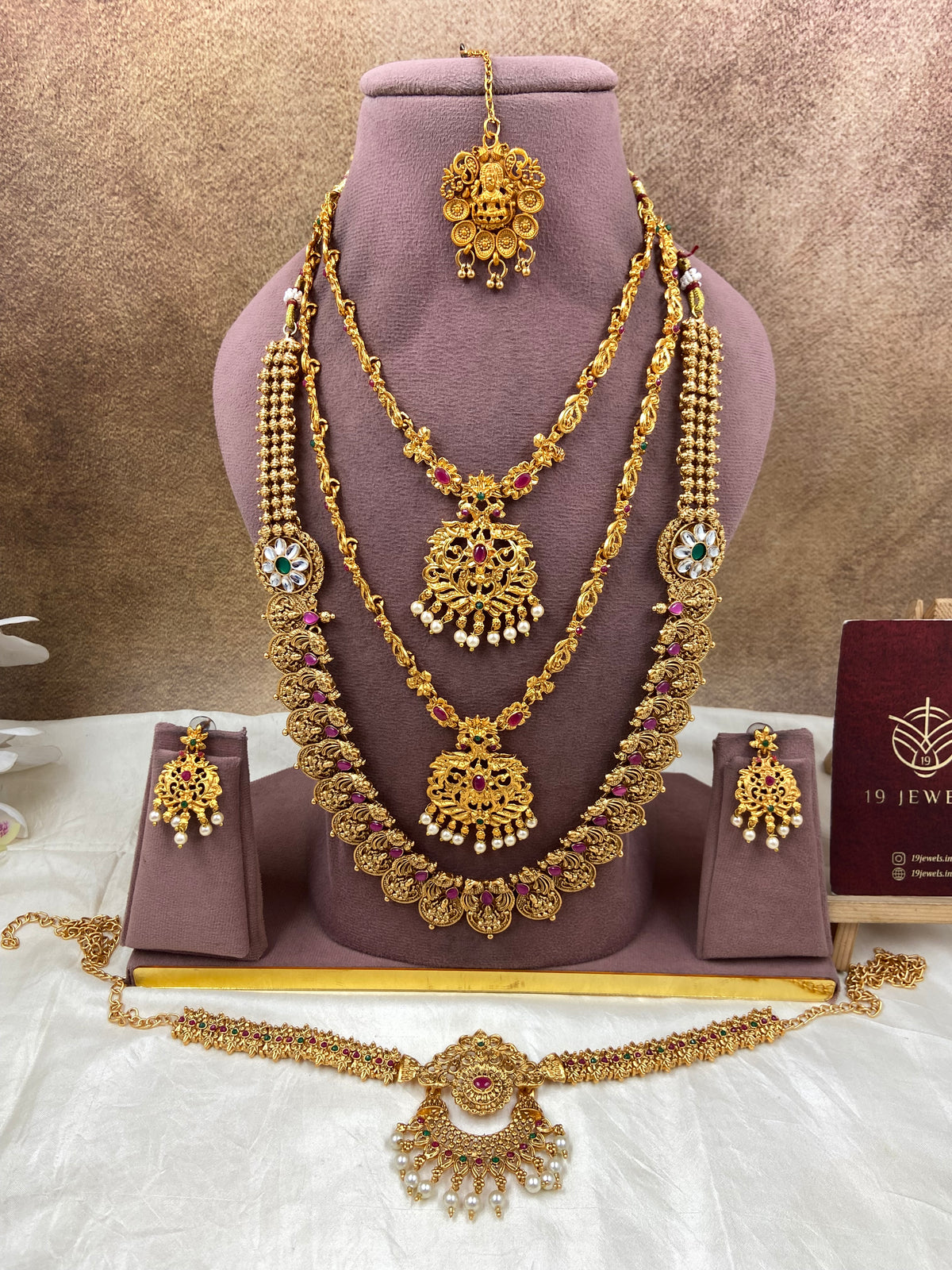 Semi bridal jewellery Sb821