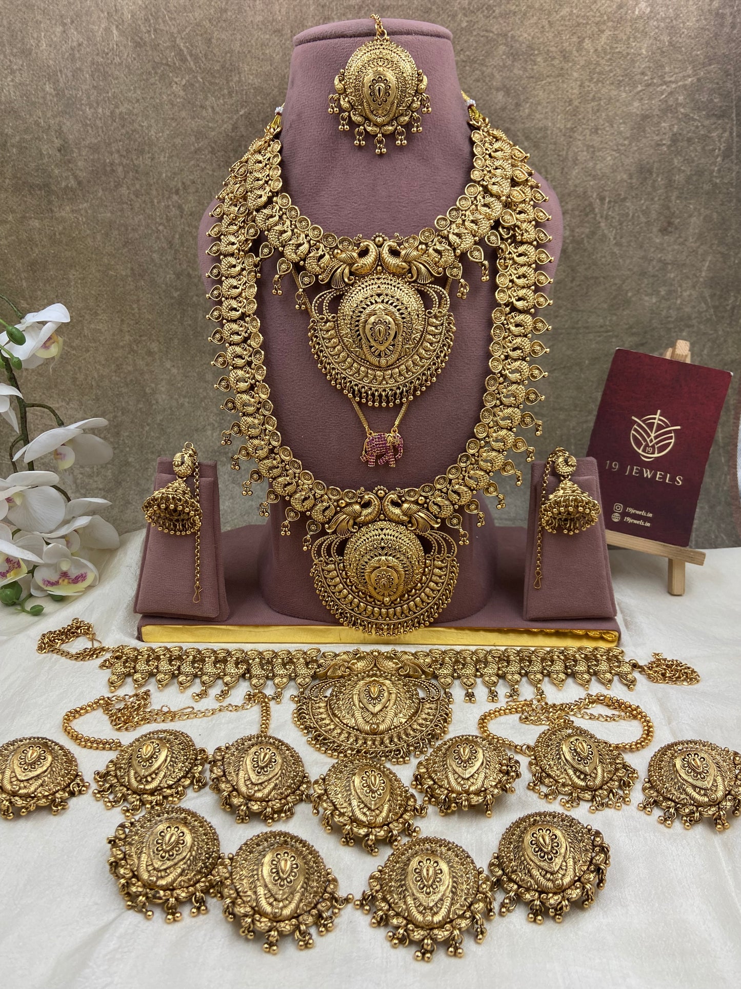 Non idol full bridal jewellery Br219