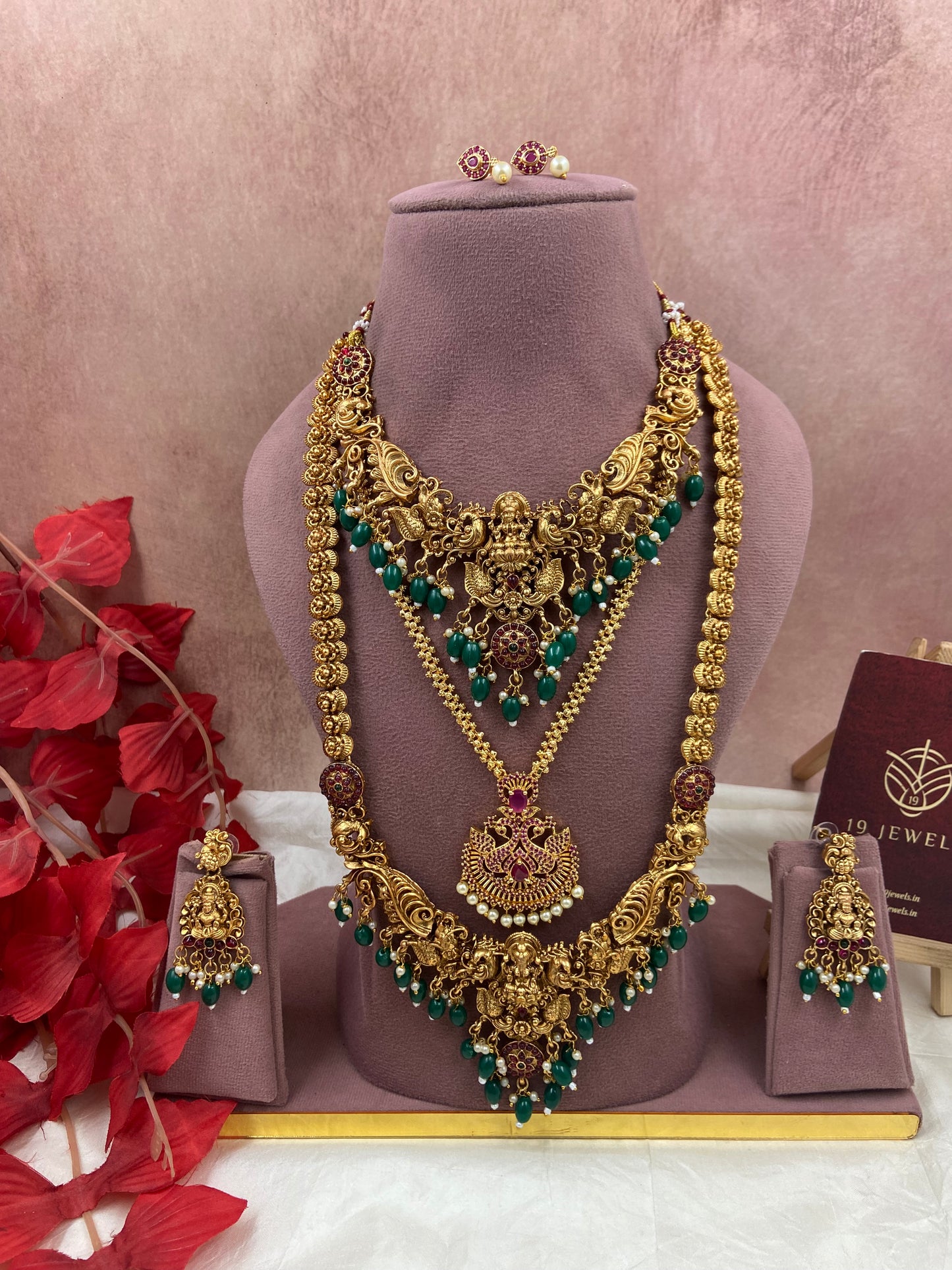 Combo haram and necklace set Sb602