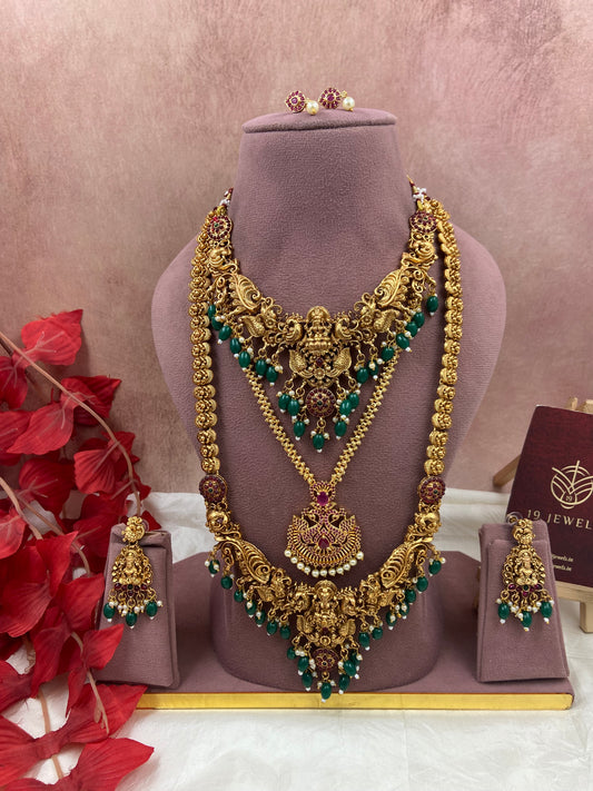 Combo haram and necklace set Sb602