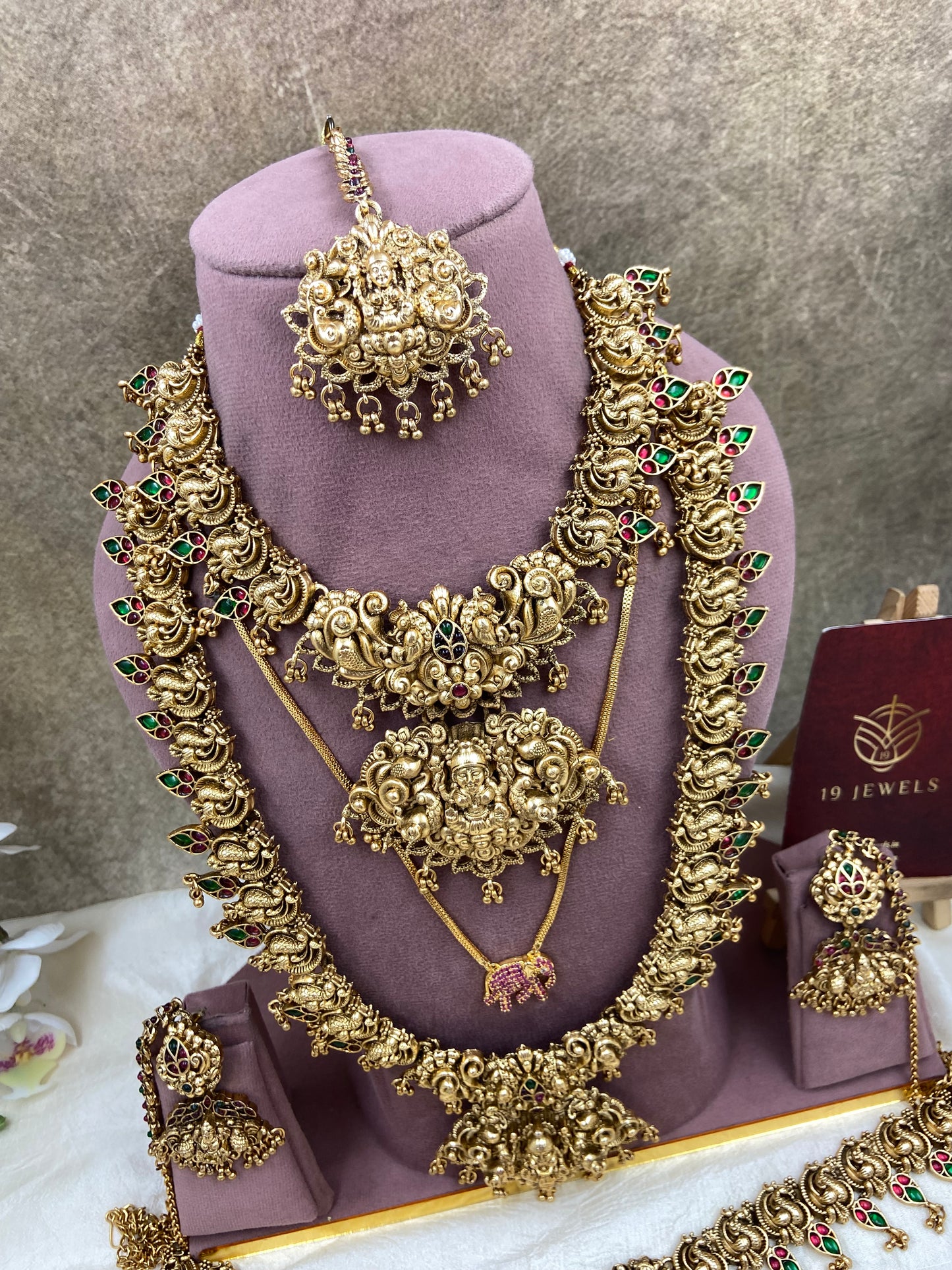Nakshi semi bridal jewellery Sb659
