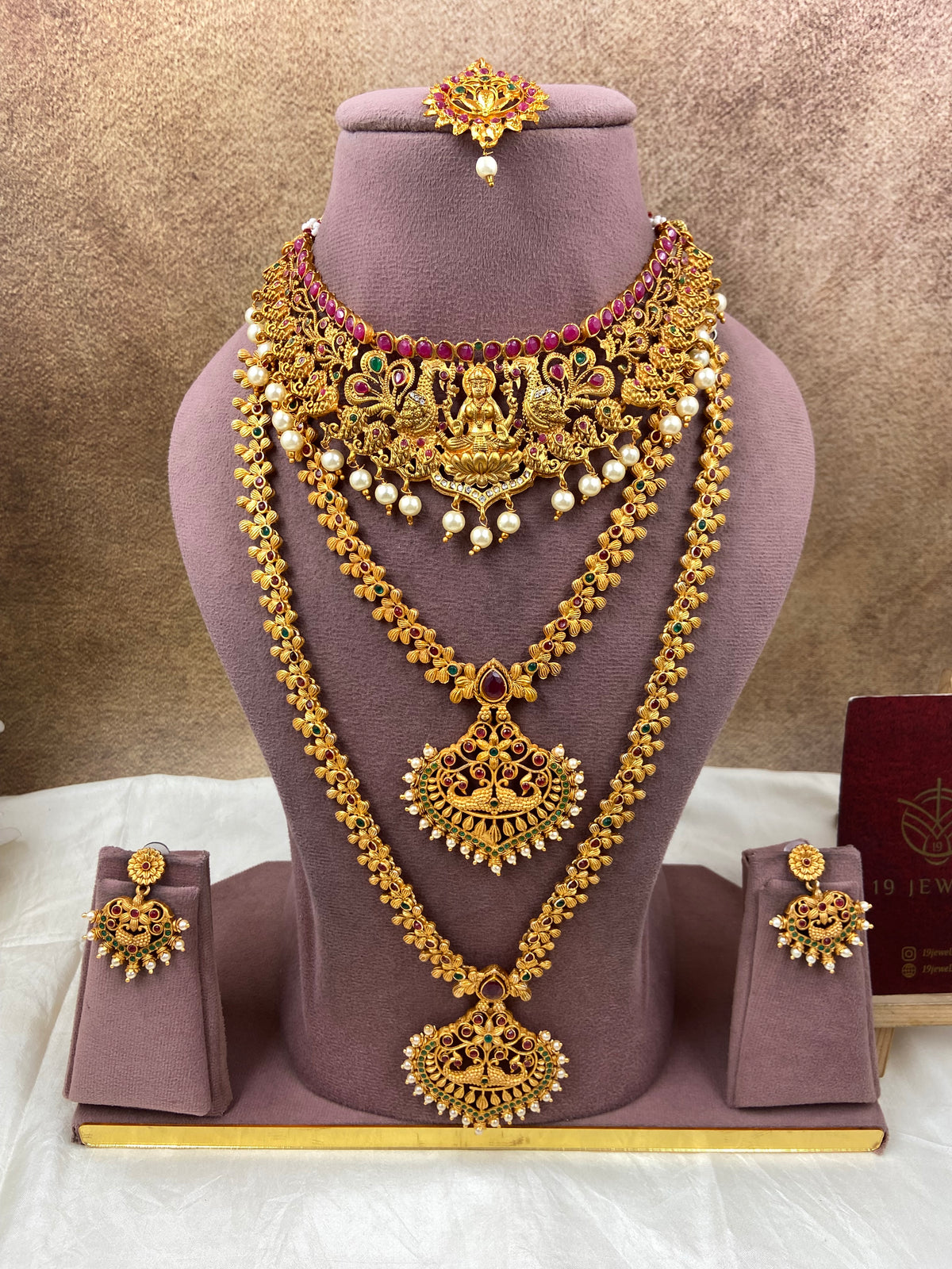 Combo necklace haram set O17