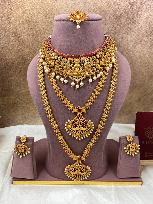 Combo necklace haram set O17-A24-G6