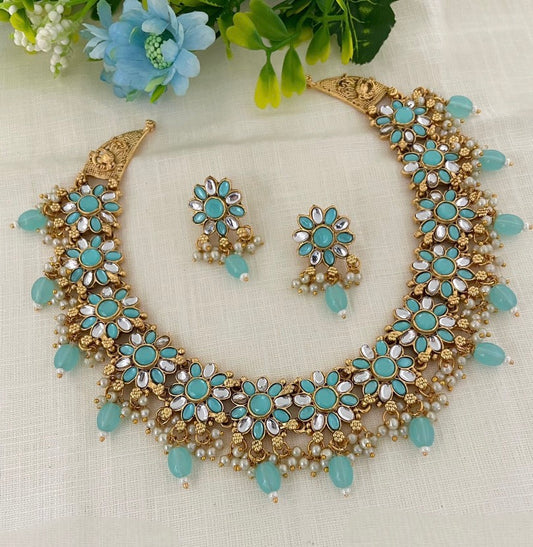 Kundan necklace set n431