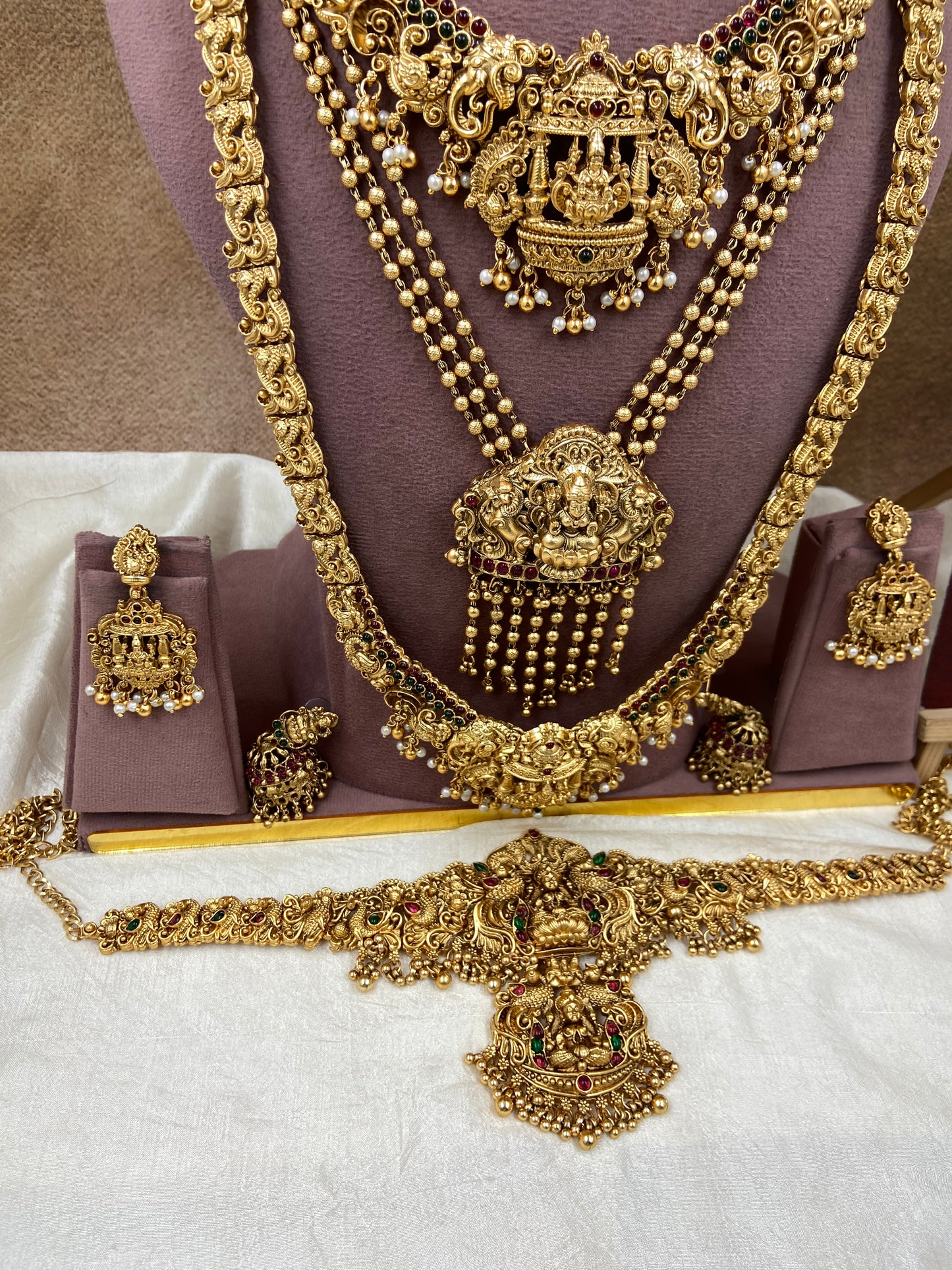 Semi bridal jewellery Sb726-G1-B15