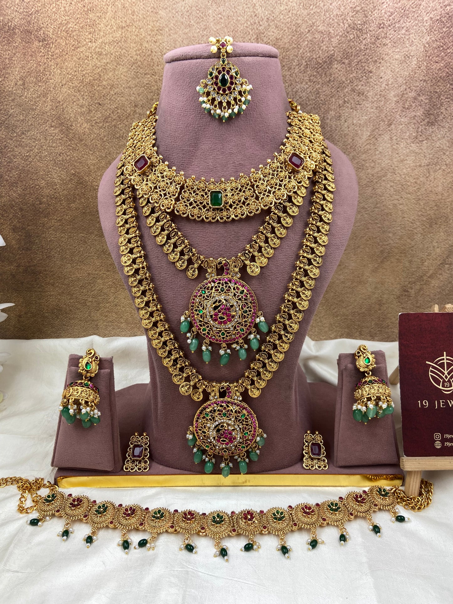 Semi bridal jewellery Sb747-A1-D6