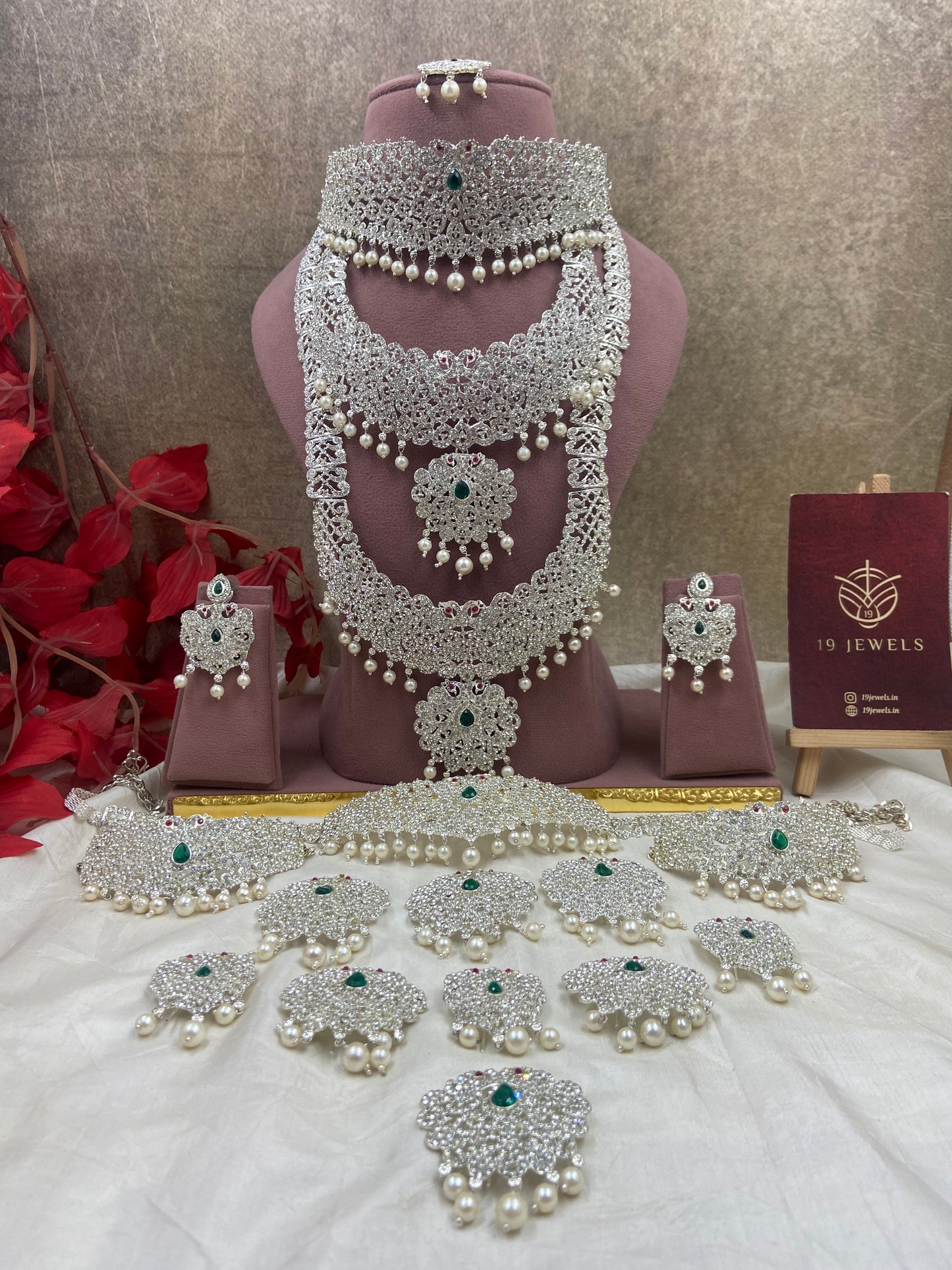 Stone full bridal jewellery Br082