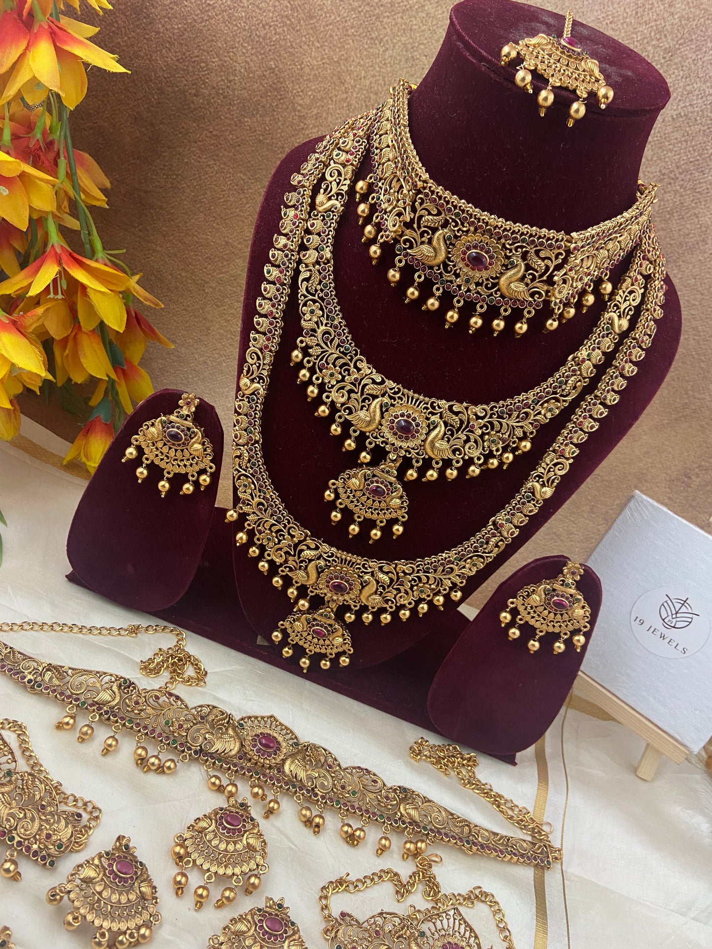 Non idol full bridal jewellery Br109