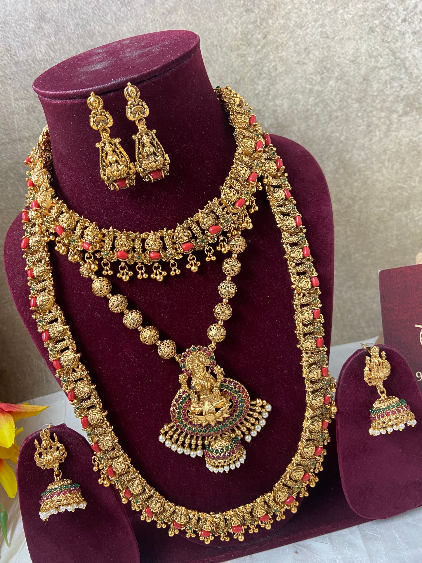 Lakshmi coral combo haram Sb451