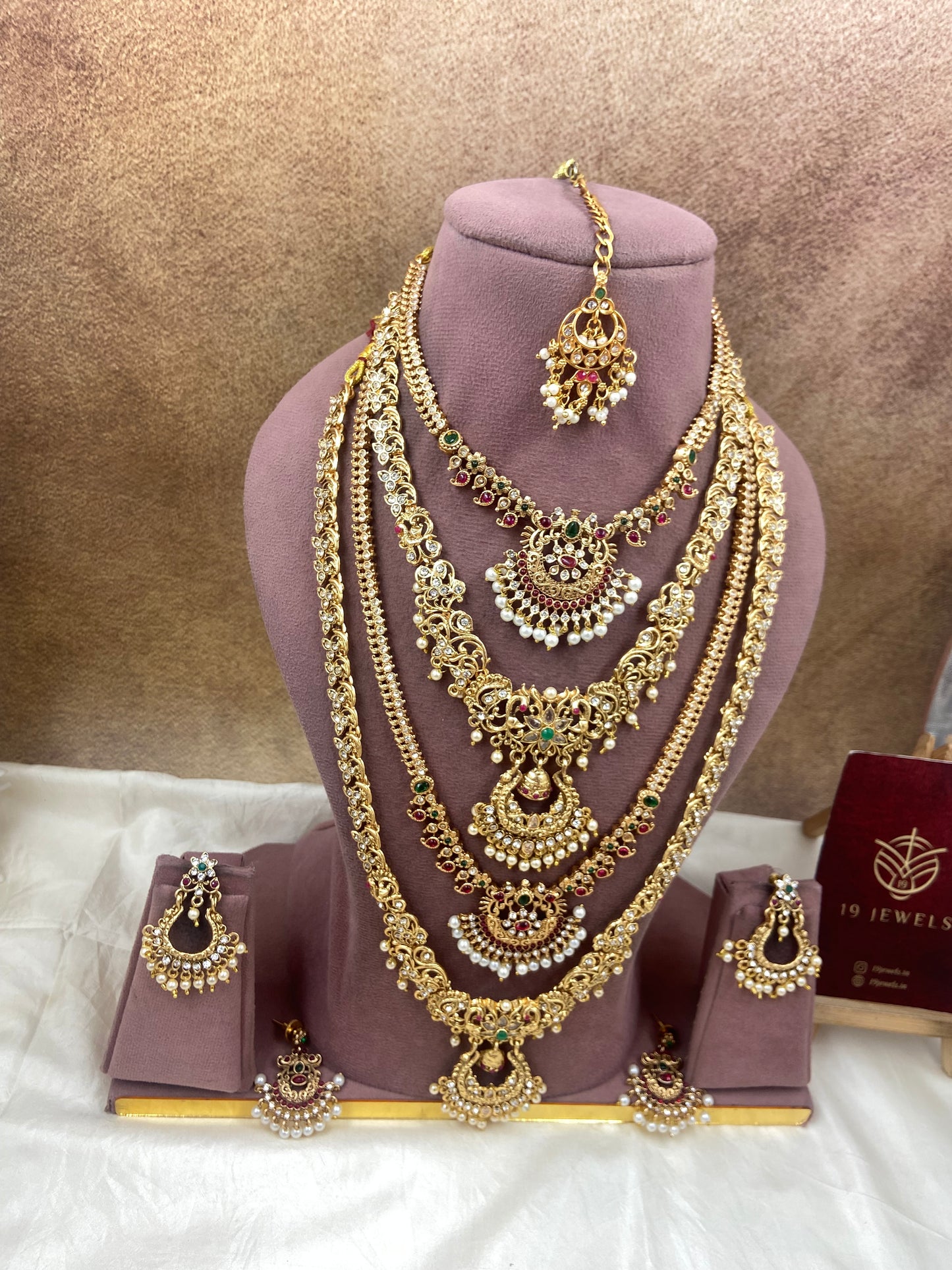Semi bridal  jewellery Sb776