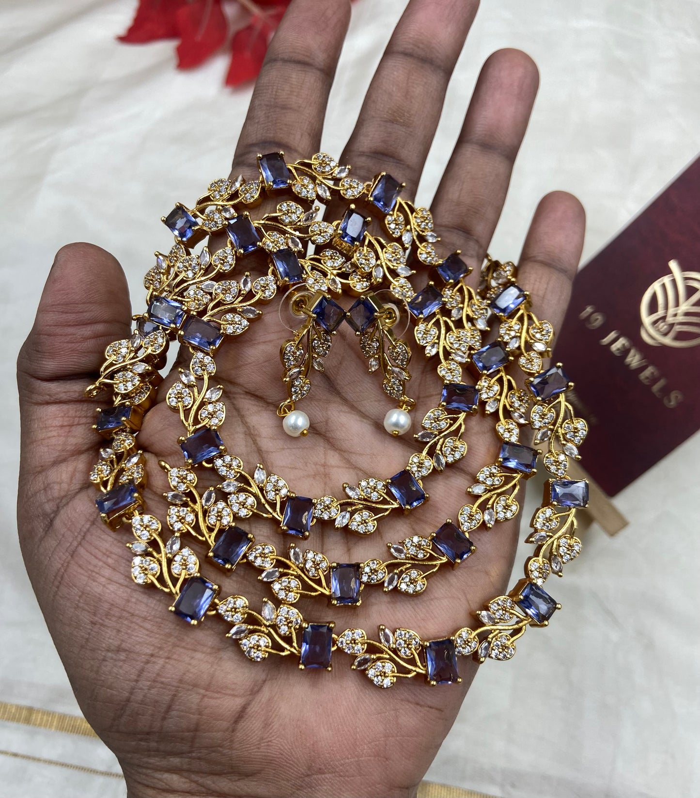 Cz haram necklace combo set N966