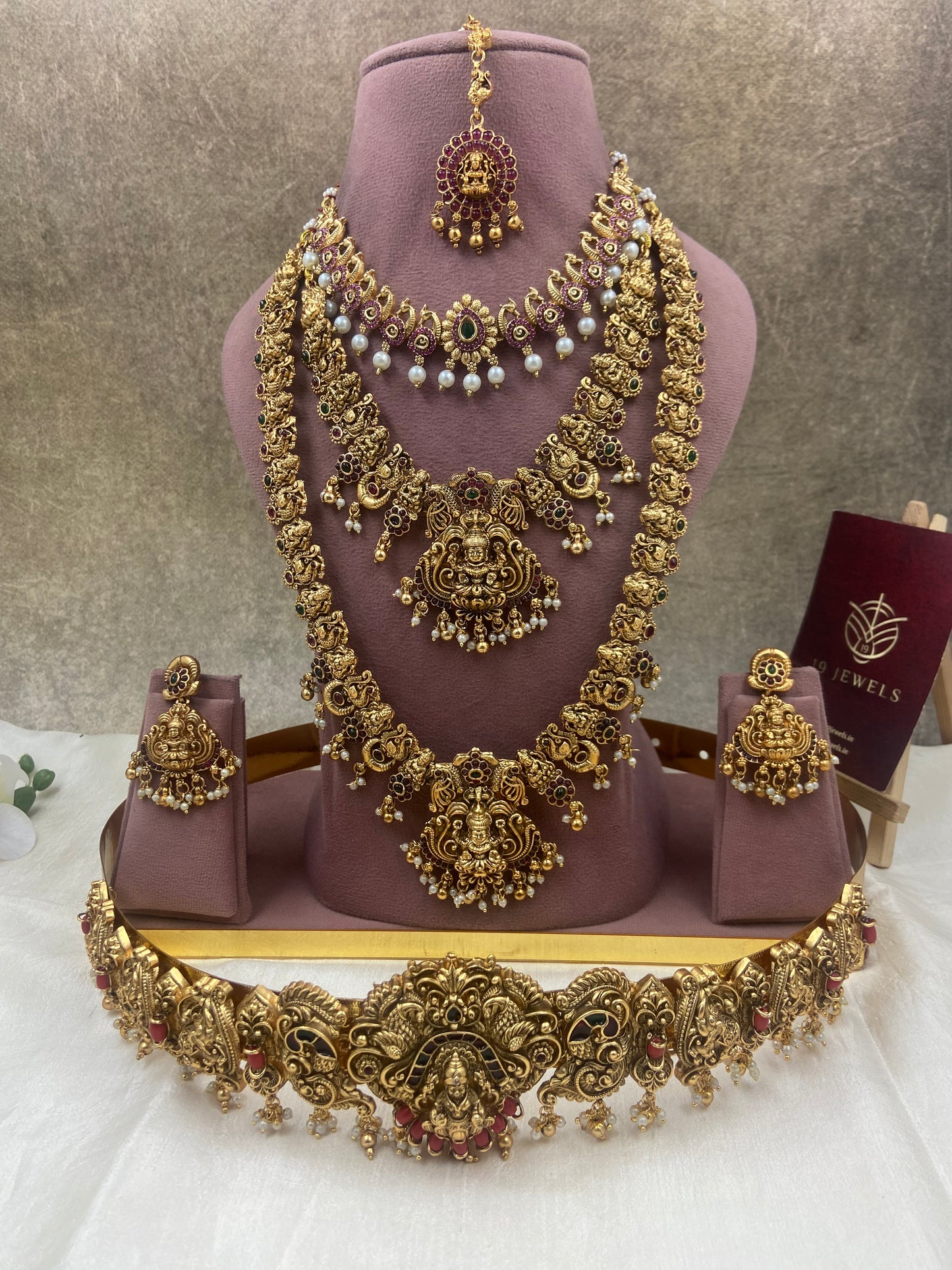 Nakshi semi bridal jewellery Sb619