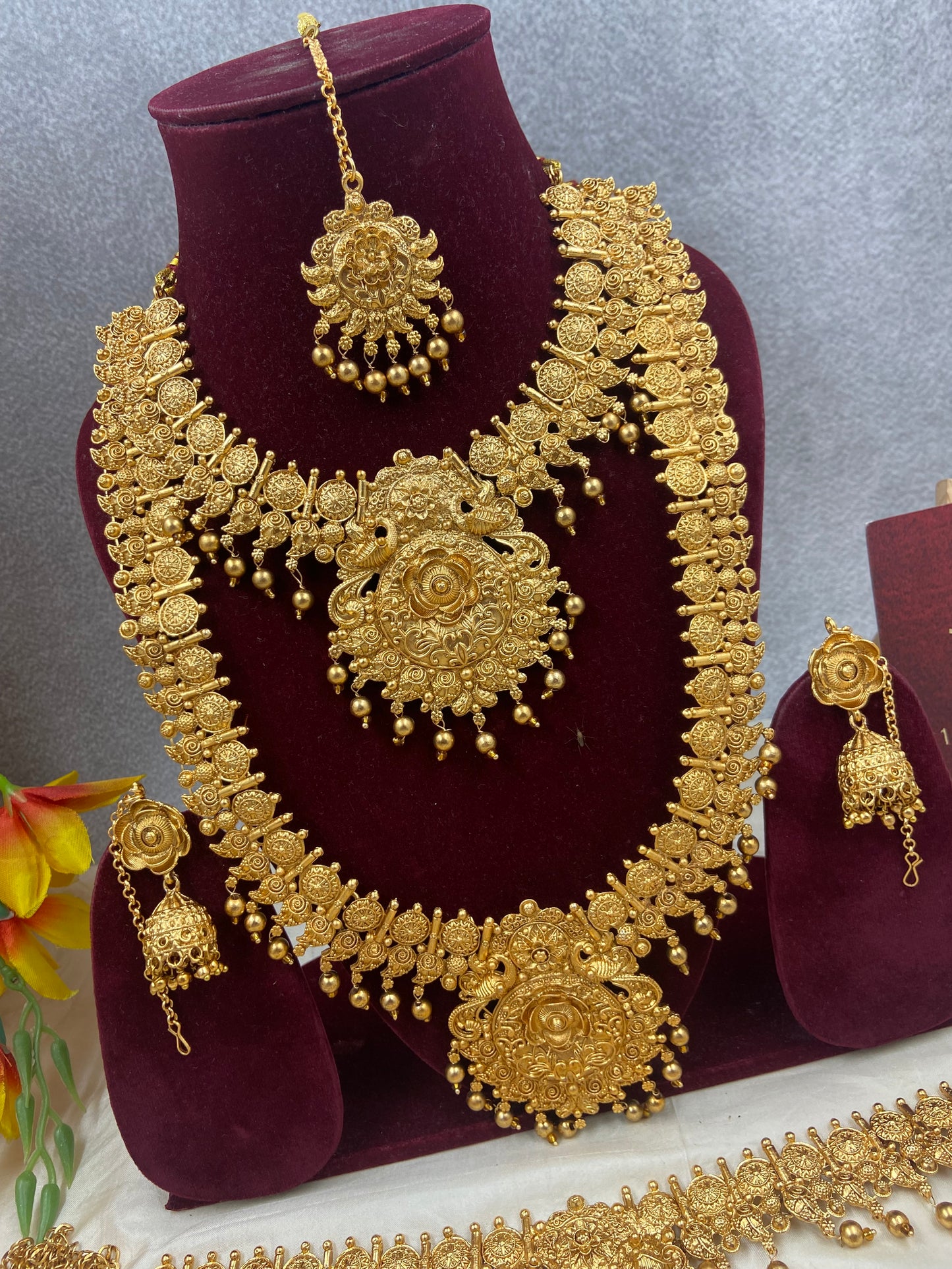 Non idol full bridal jewellery Br155
