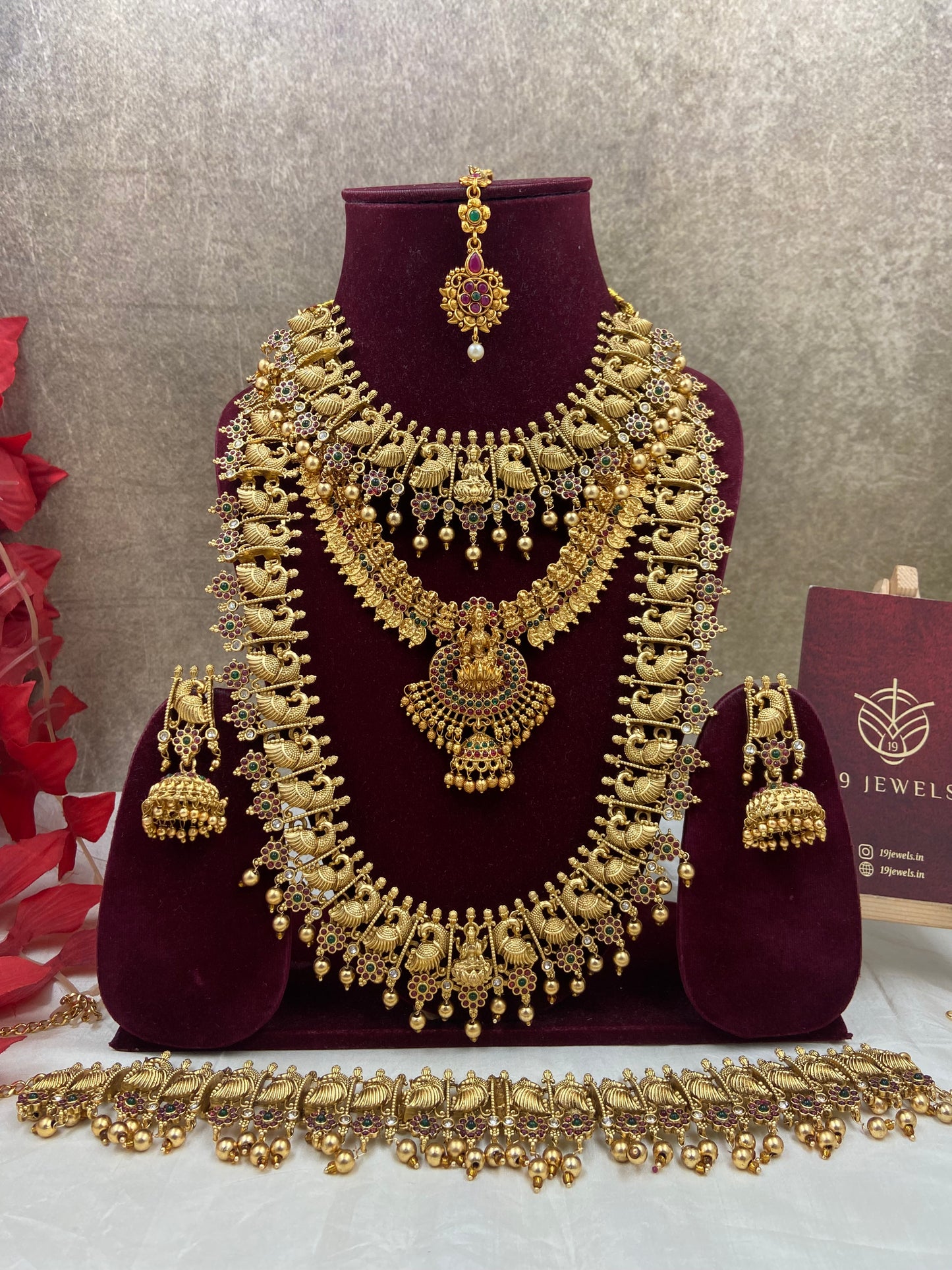 Semi bridal jewellery Sb859